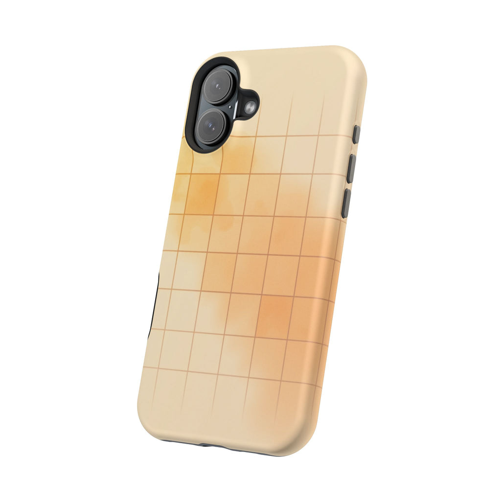 iPhone Op Art Grid Vibrant Watercolor Slim Everyday Designer Case · iPhone Case