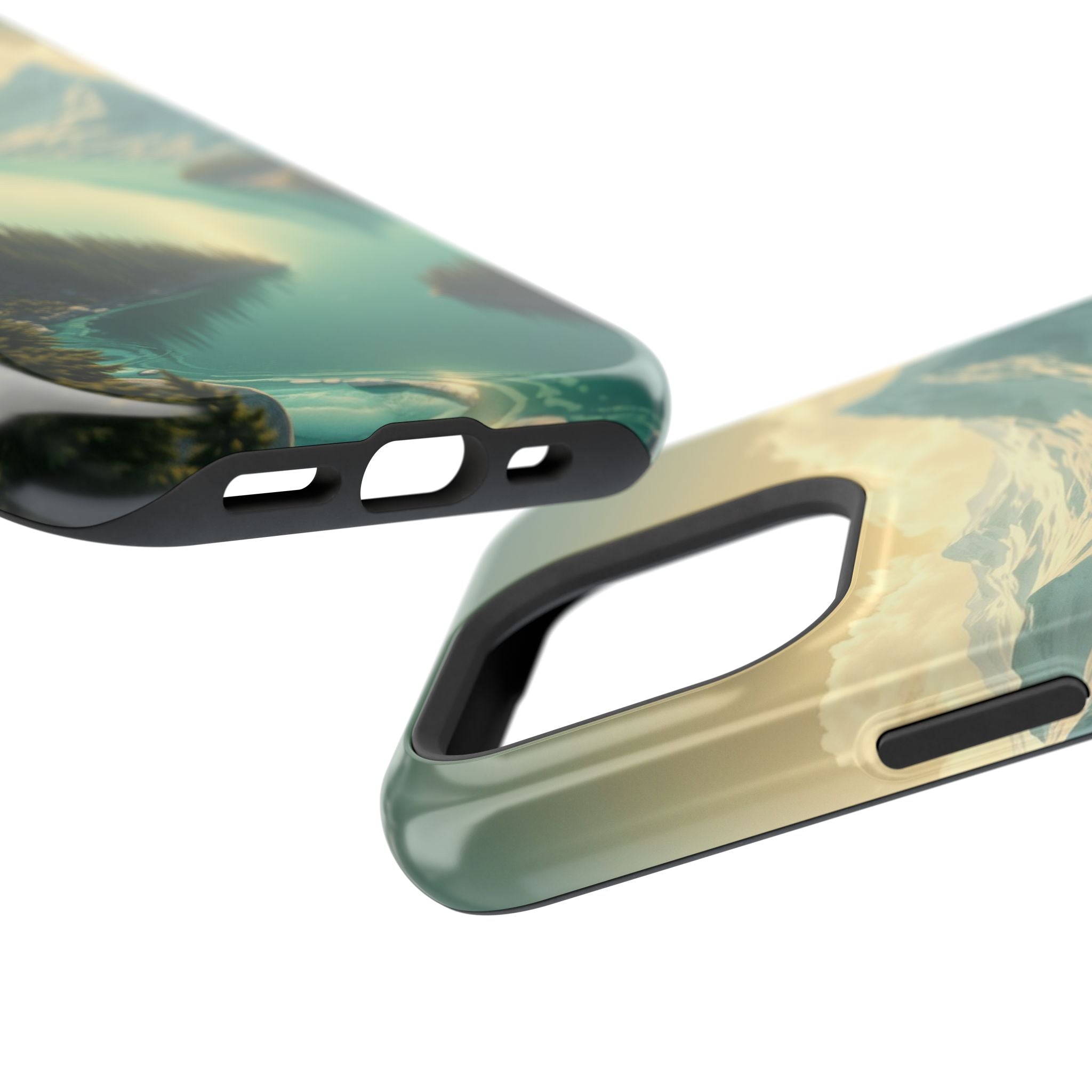 iPhone Glacier Lake Bold Art Slim Everyday Designer Case · iPhone Case
