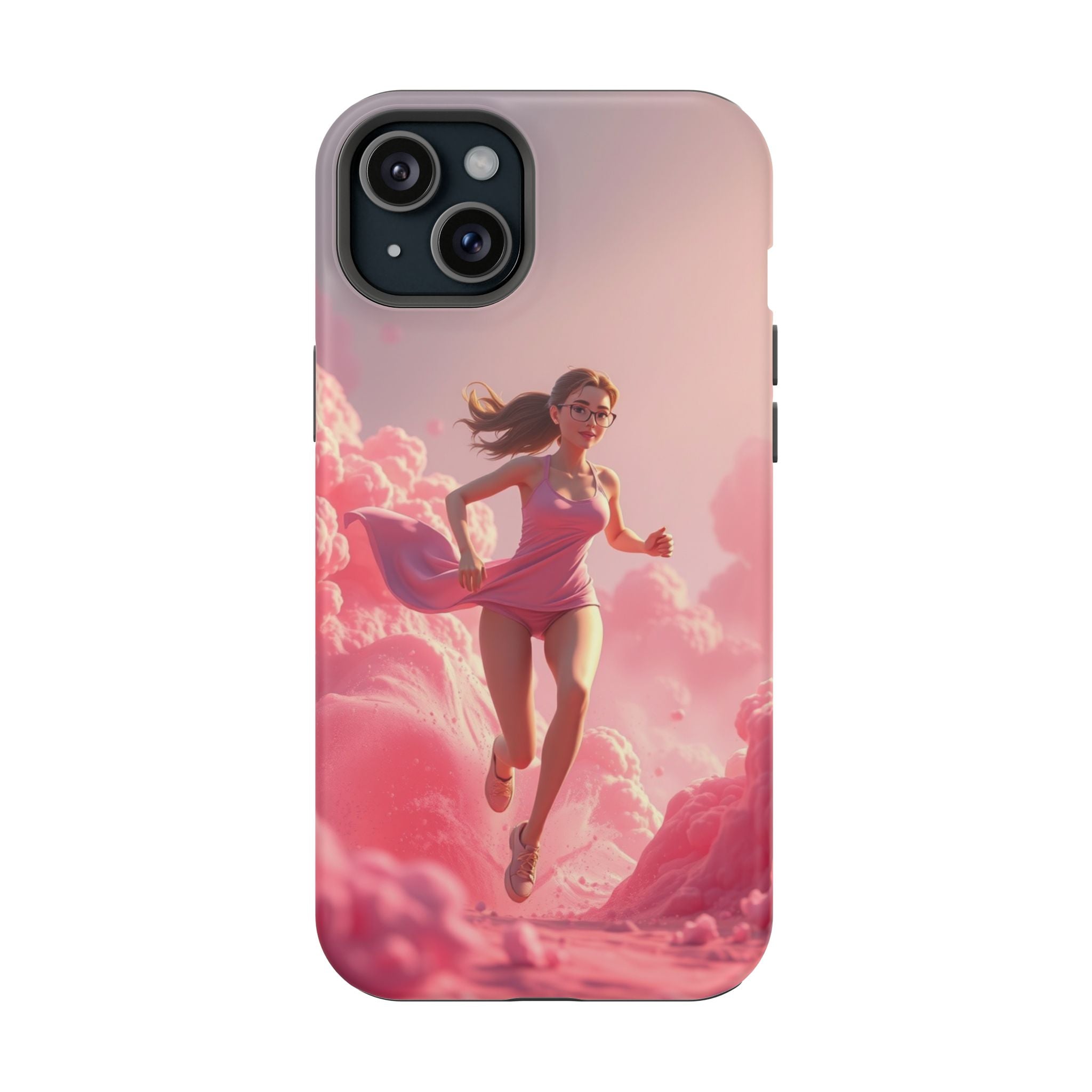 iPhone on Fumes 3D Digital Bold Modern Everyday Snap Case · iPhone Case