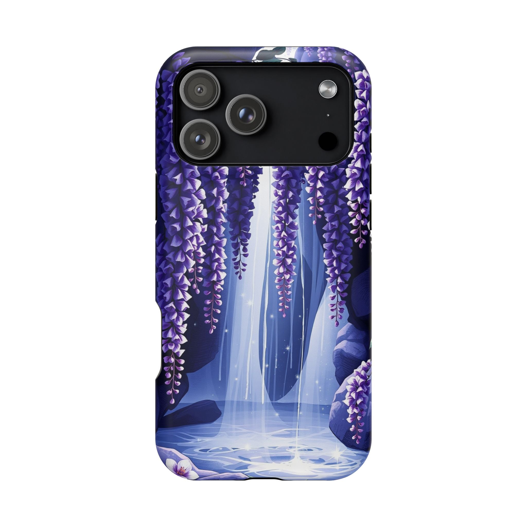 iPhone Wisteria Cascade Serene Design Slim Snap Case Ga · iPhone Case