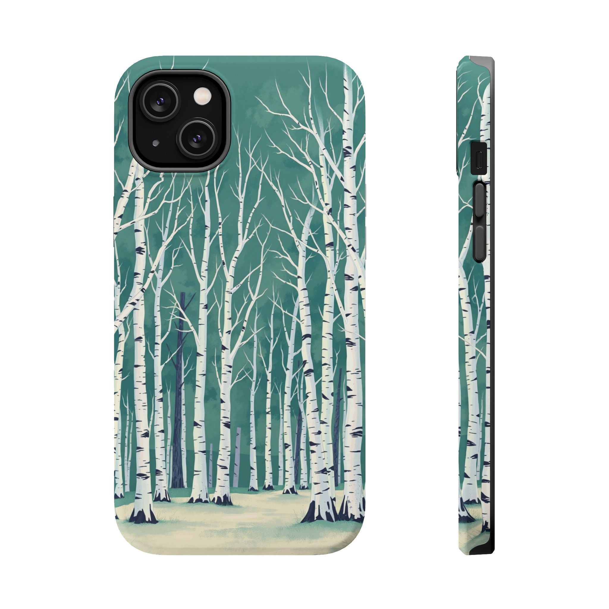 iPhone Sage And Ivory Birch Grove Bold Modern Everyday Snap Case · iPhone Case