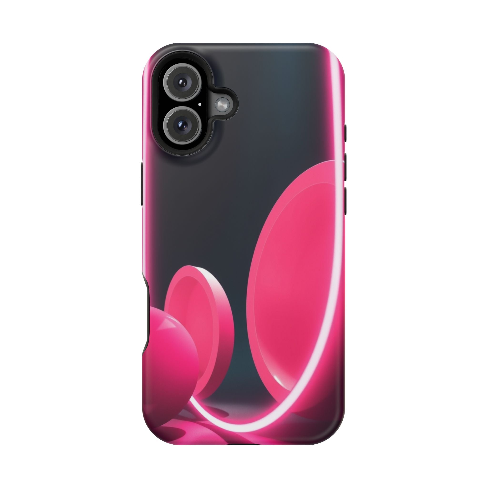 iPhone 1960s Mod Circles Neon Cyberpunk Slim Everyday Designer Case · iPhone Cas