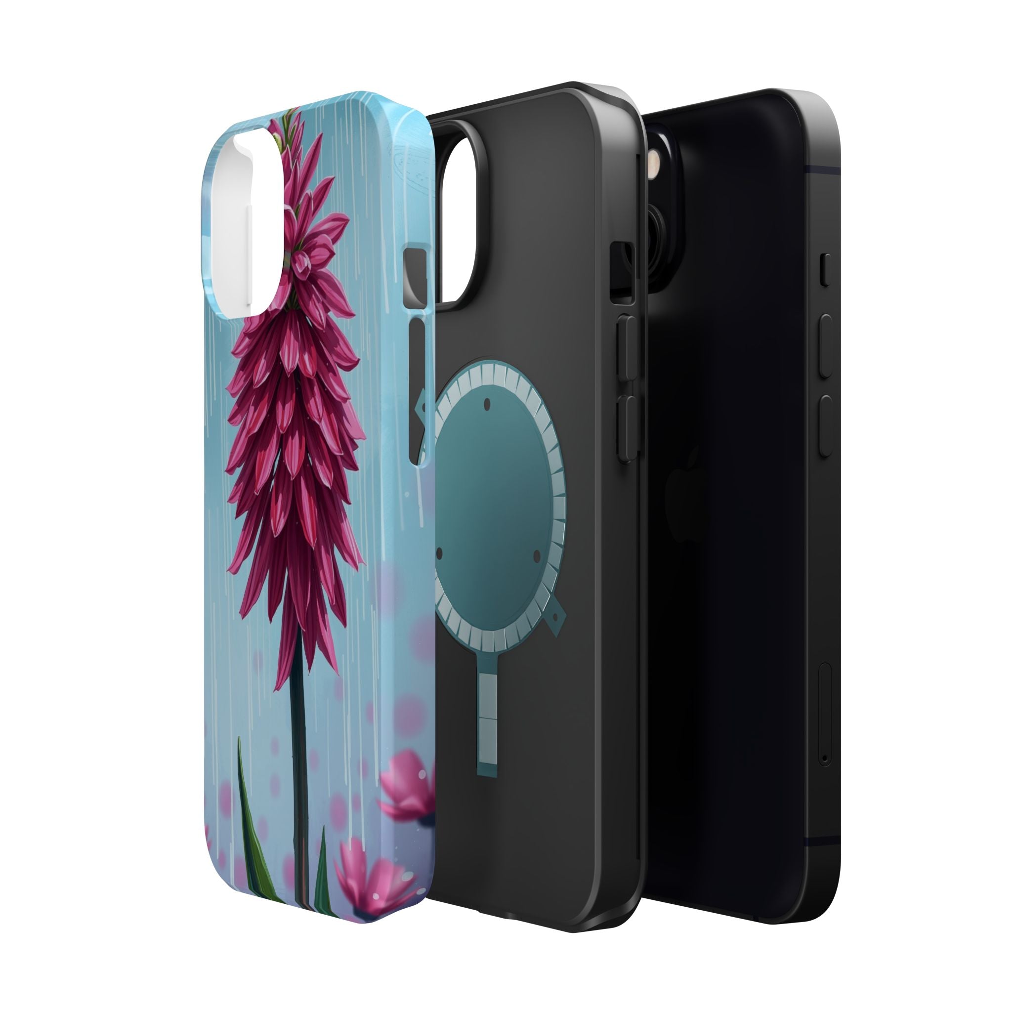 iPhone Cyan And Magenta Spring Shower Bloom Slim iPhone Everyday · iPhone Case