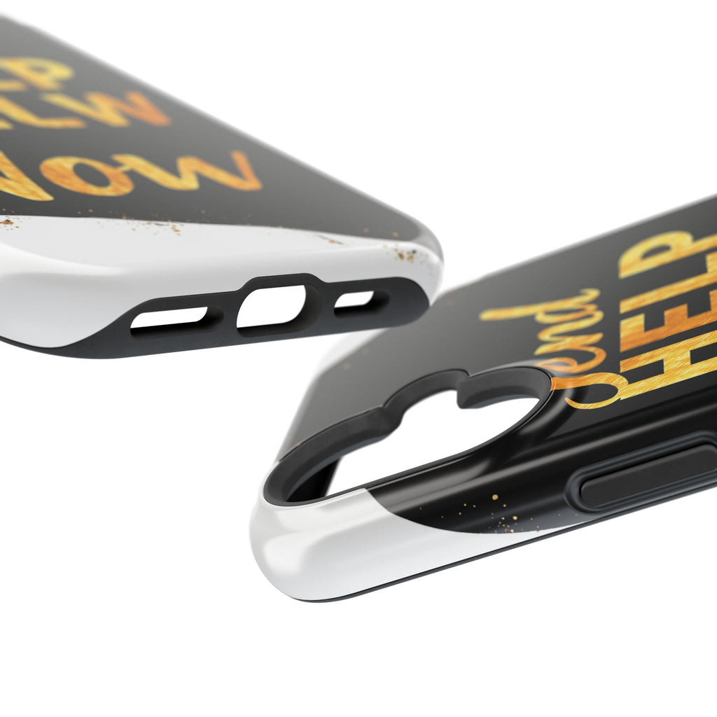 iPhone Send Help Now Enchanted Art Bold Modern Everyday Snap Case · iPhone Case