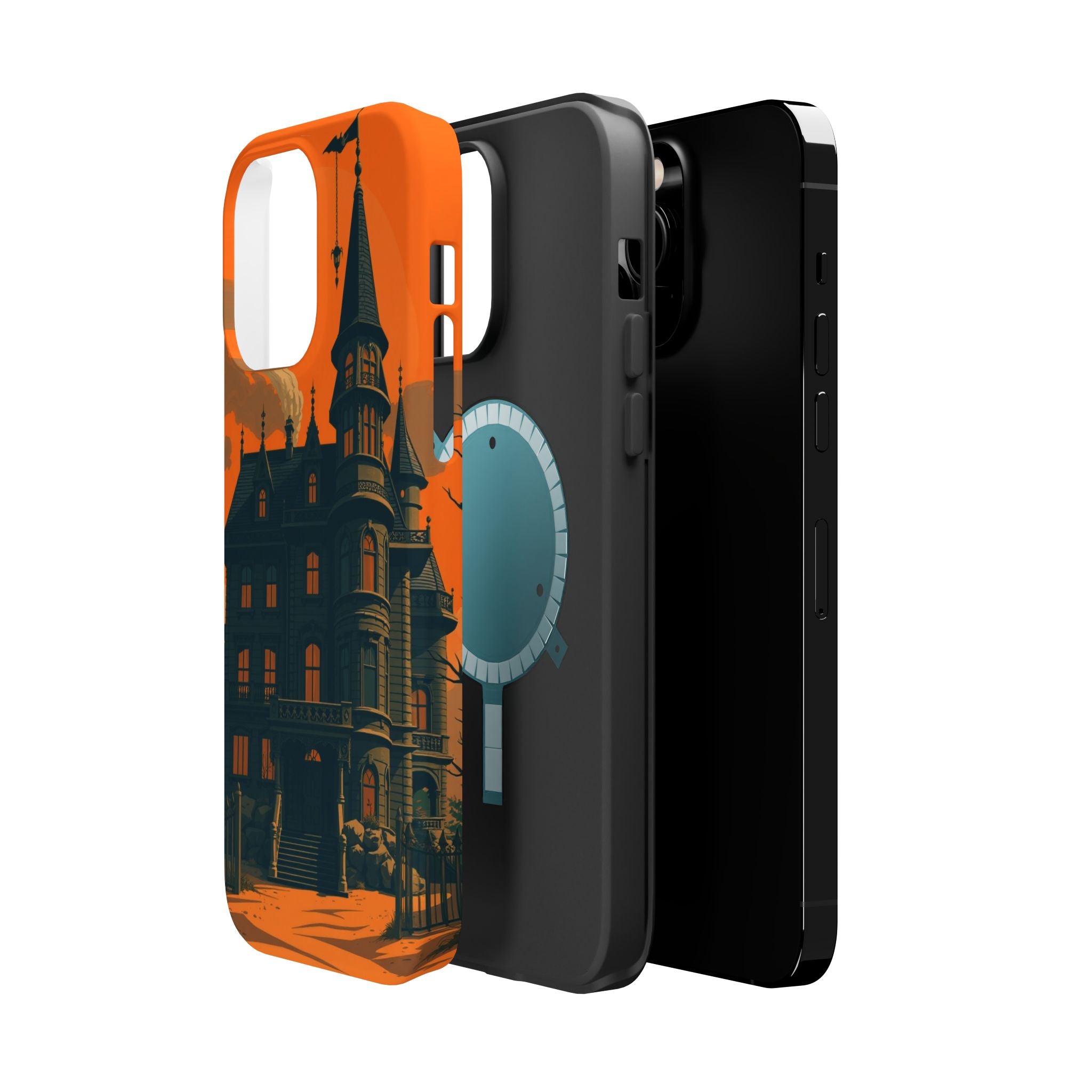iPhone Vibrant Haunted Mansion Design Slim Everyday Designer Case · iPhone Case