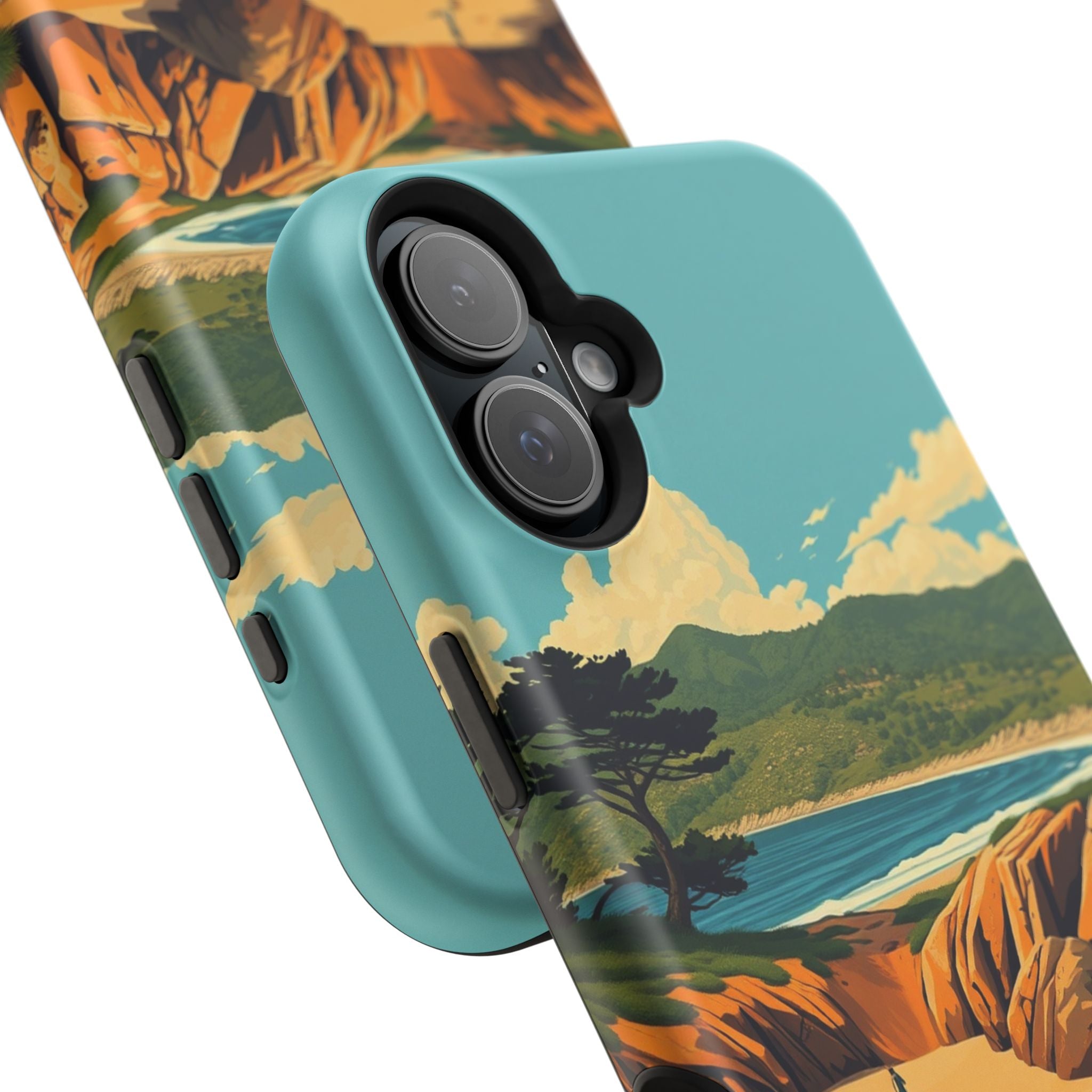 iPhone Pebble Beach Vintage Retro Poster Slim Everyday iPhone Designer · iPhone