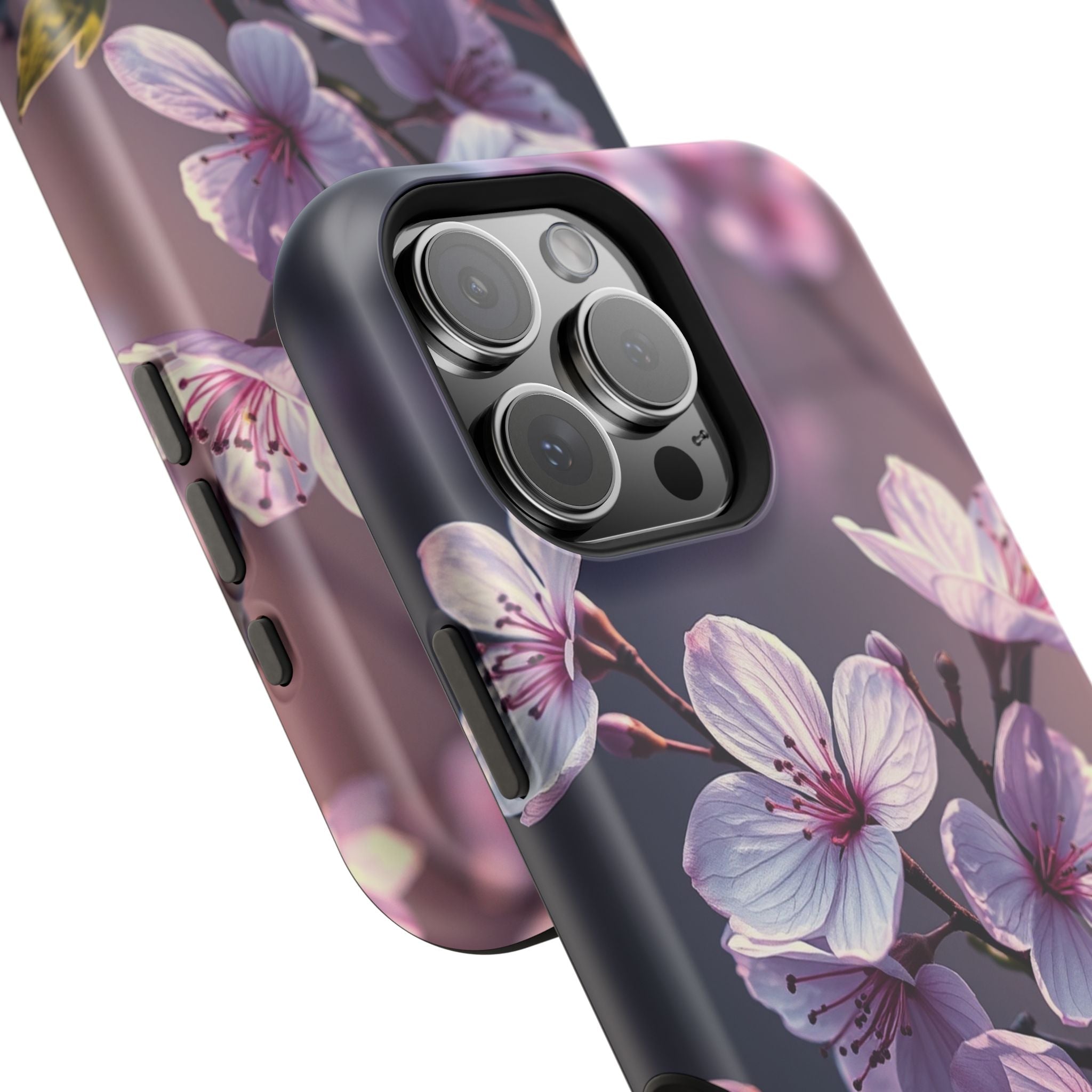 iPhone Cherry Blossom Enchanted Art Artistic Everyday Cas Slim Snap Case · iPhon