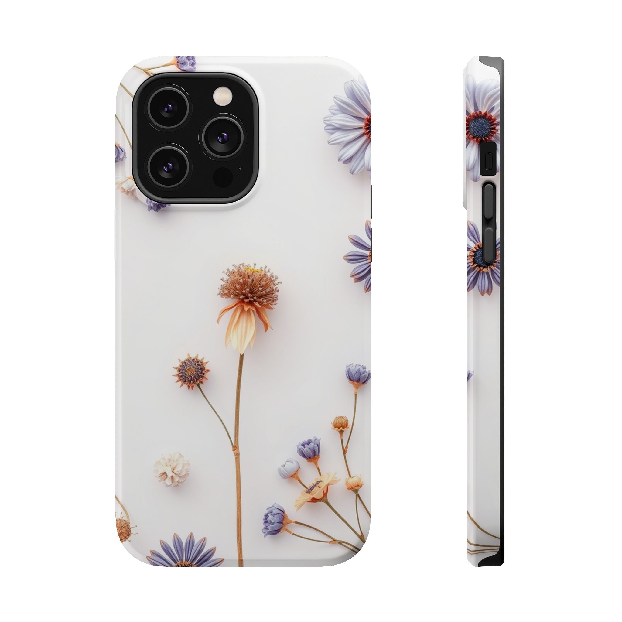 iPhone Dried Flower Flat Lay Bold Art Slim Everyday Designer Case · iPhone Case