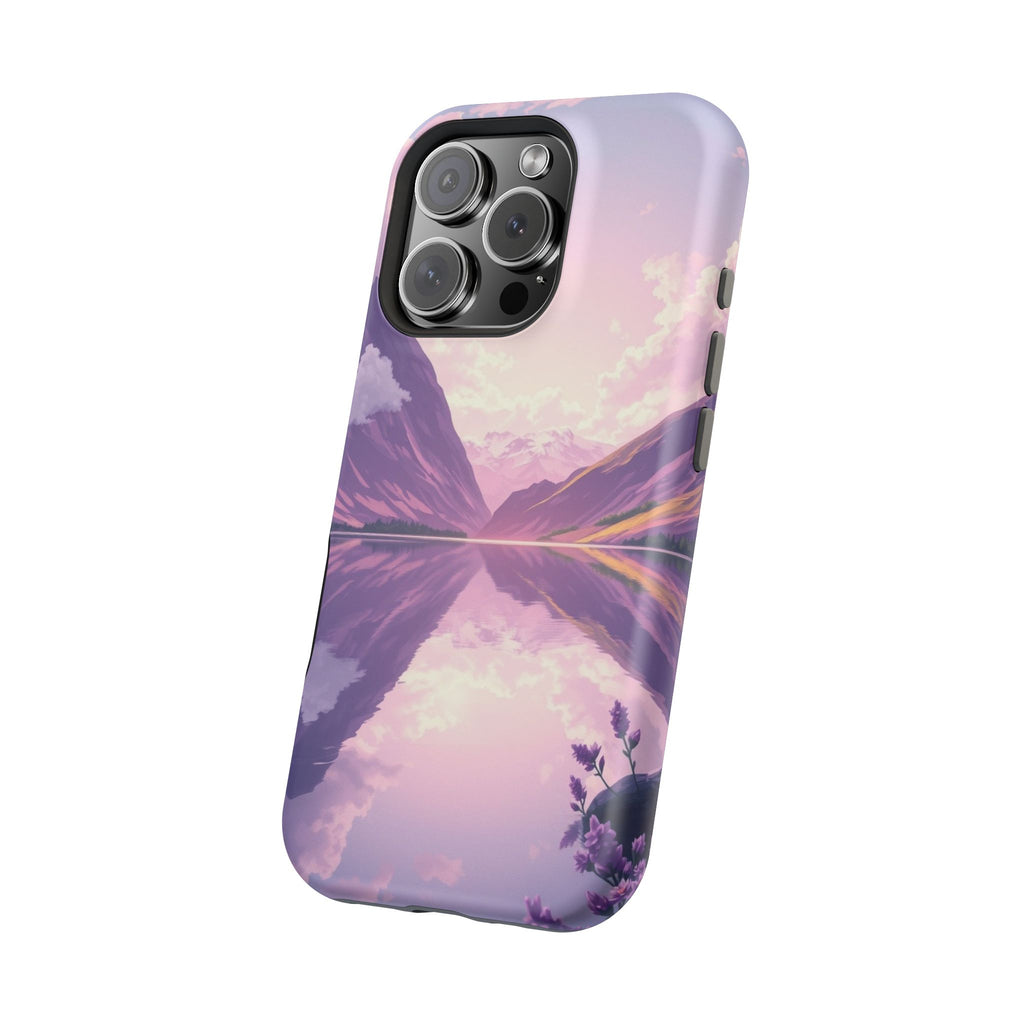 iPhone Lavender And Pearl Fjord Reflection Slim iPhone Everyday · iPhone Case