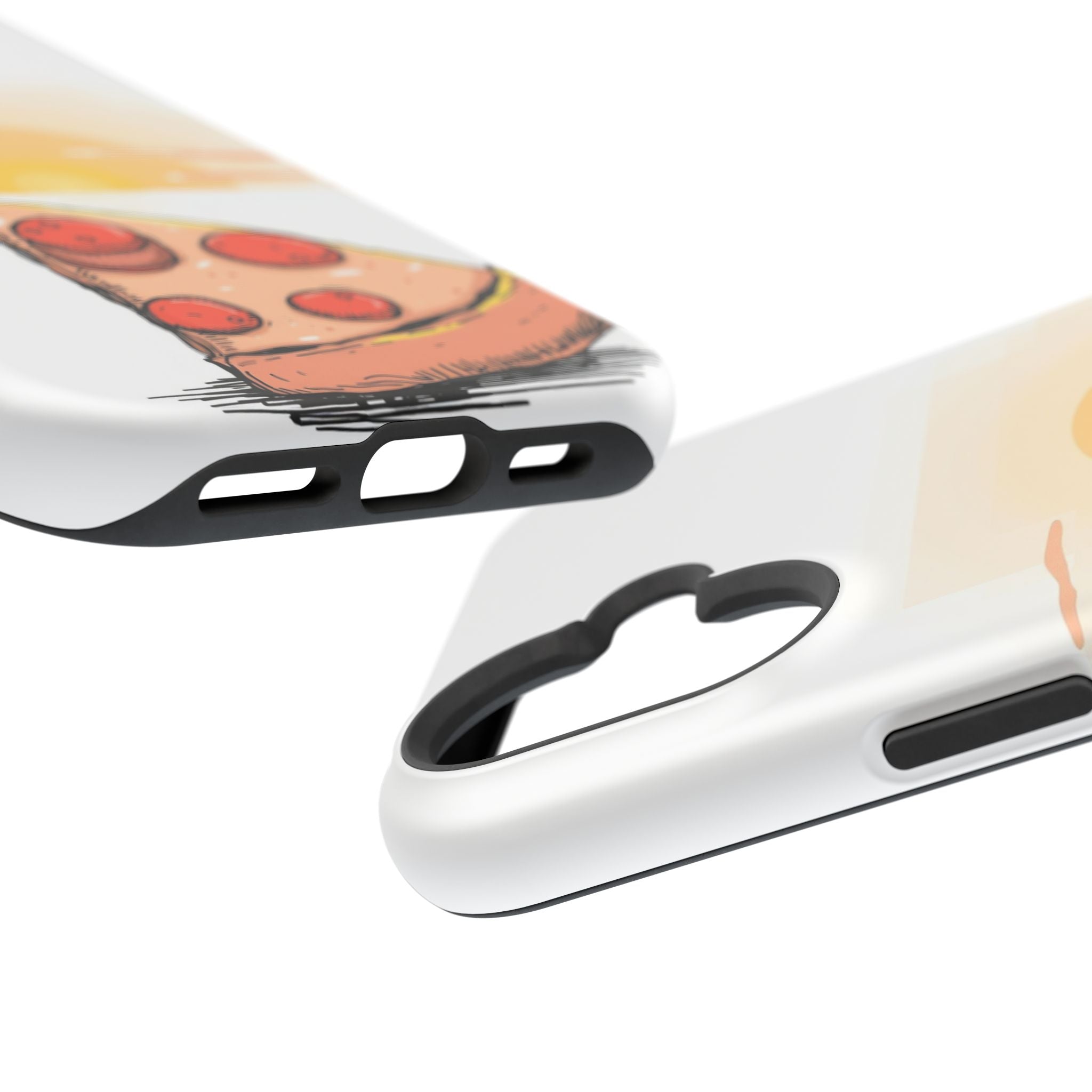 iPhone Earthy Pizza Slice Sunset Design Slim Everyday Designer Case · iPhone Cas
