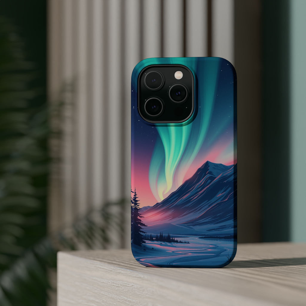 iPhone Mint And Blush Northern Lights Slim Everyday iPhone 18 Designer · iPhone