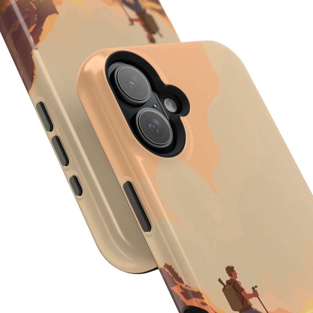 iPhone Burnt Orange And Sand Barely Surviving Slim Everyday Designer Case · iPho
