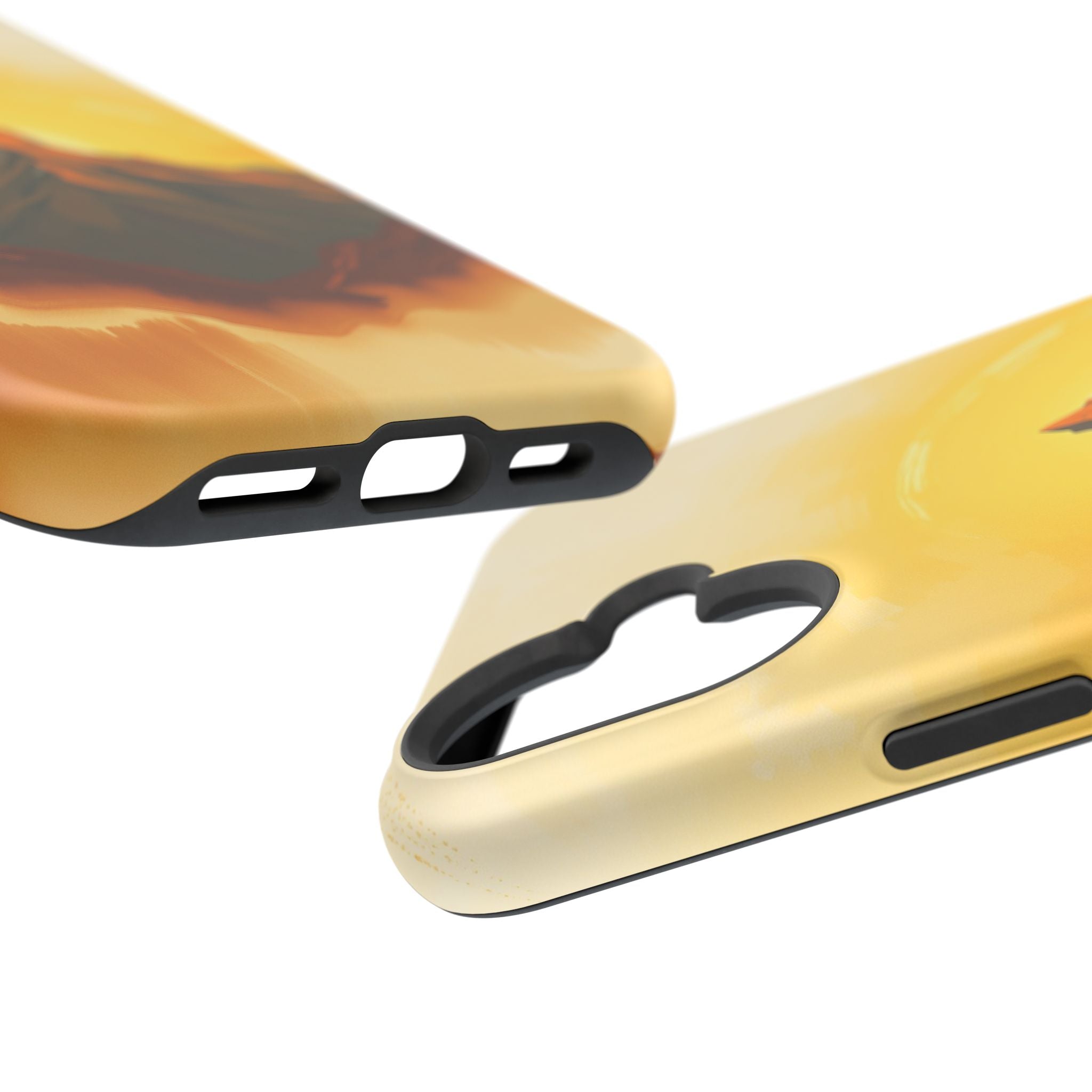 iPhone Mustard And Rust Mountain at Sunrise Slim iPhone Everyday · iPhone Case