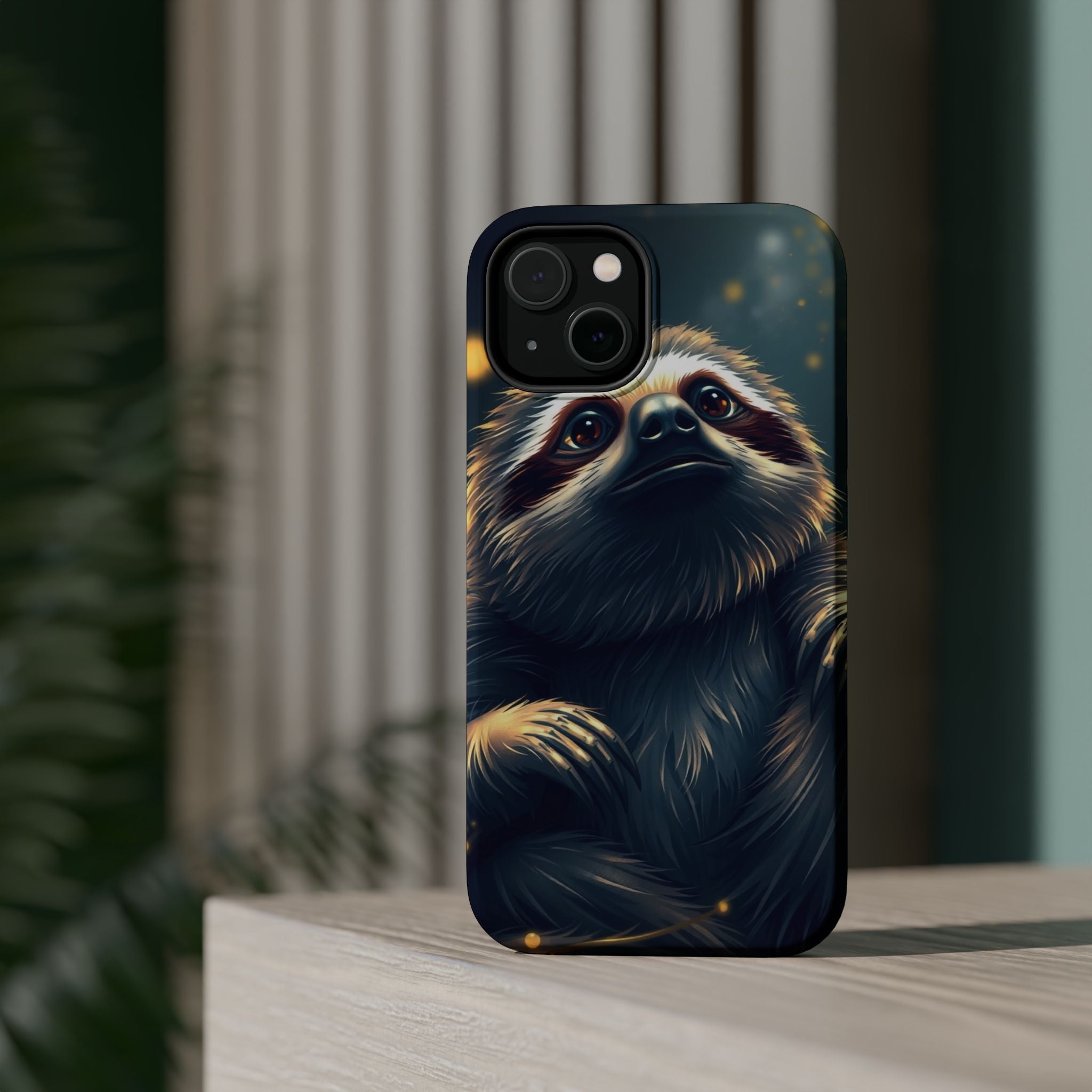 iPhone Vibrant Cozy Sloth Mode Design Slim Everyday Designer Case · iPhone Case