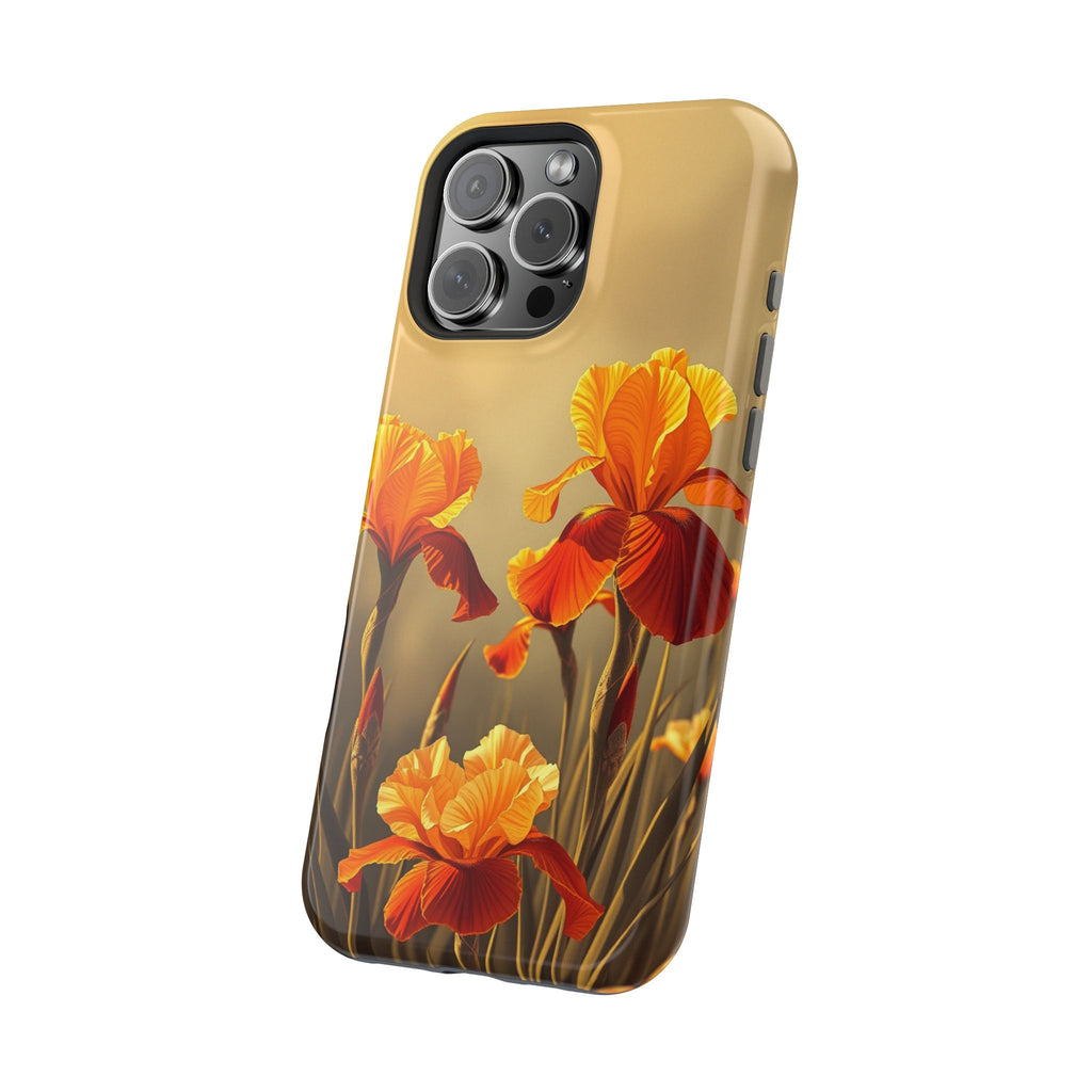 iPhone Iris Garden Gold Foil Luxury Slim Everyday Designer Case · iPhone Case