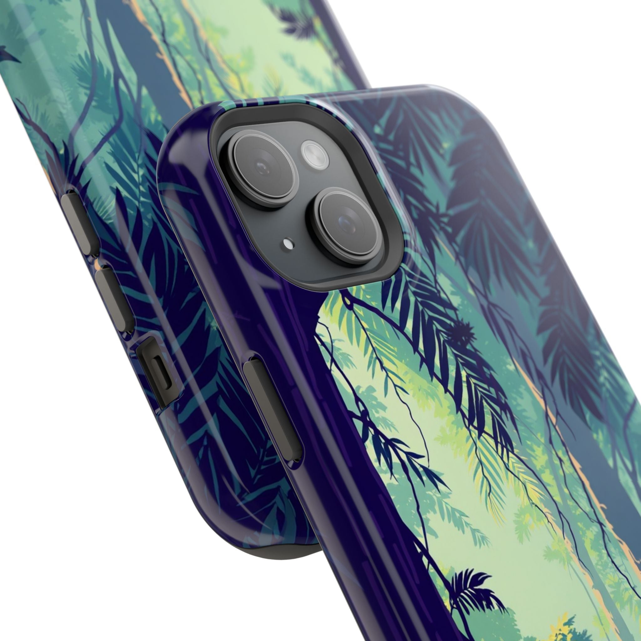 iPhone Mint And Blush Rainforest Canopy Slim Everyday iPhone Designer · iPhone C