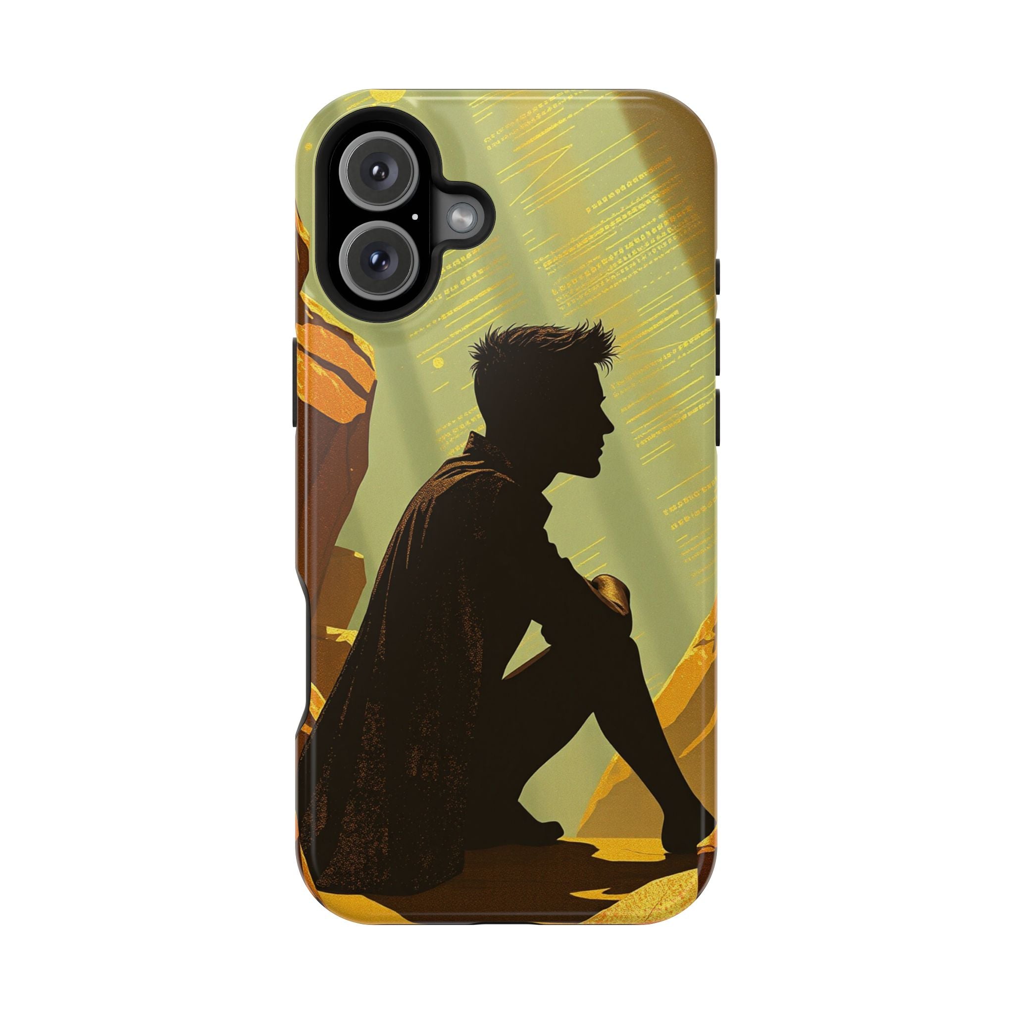 iPhone Mustard And Rust Overthinking Again Slim Everyday Designer Case · iPhone
