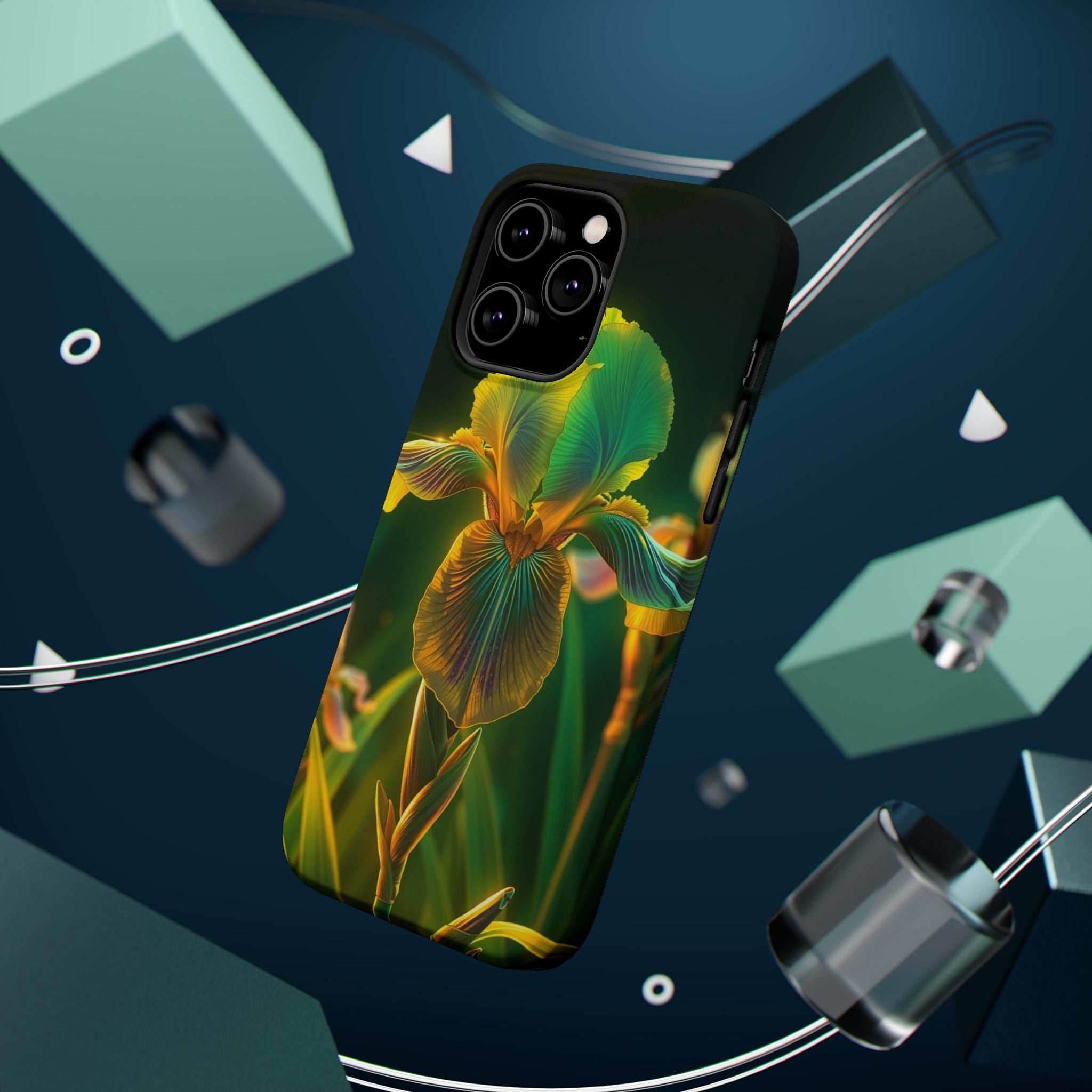 iPhone Iris Garden Bold Art Slim Everyday Designer Case · iPhone Case Quiet Mood