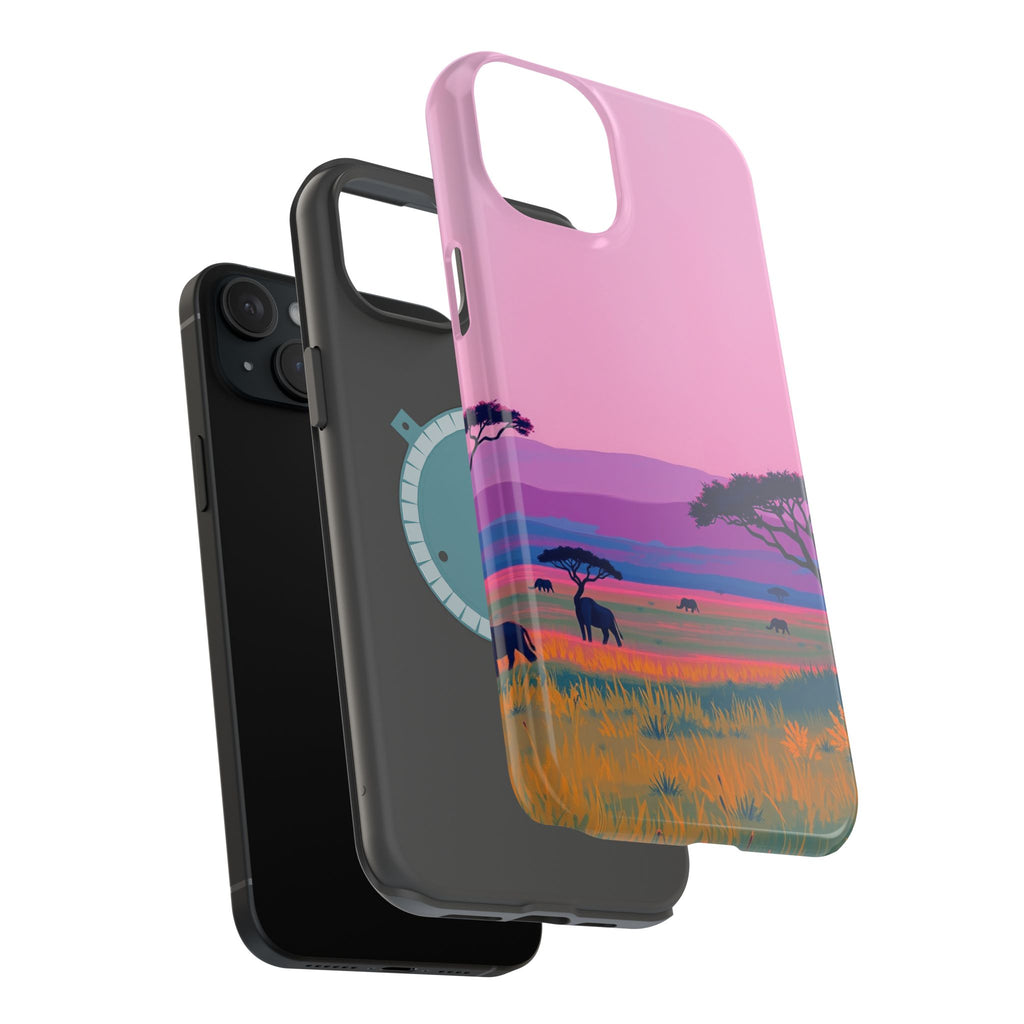 iPhone Savanna Horizon Electric Art Slim Everyday Designer Case · iPhone Case