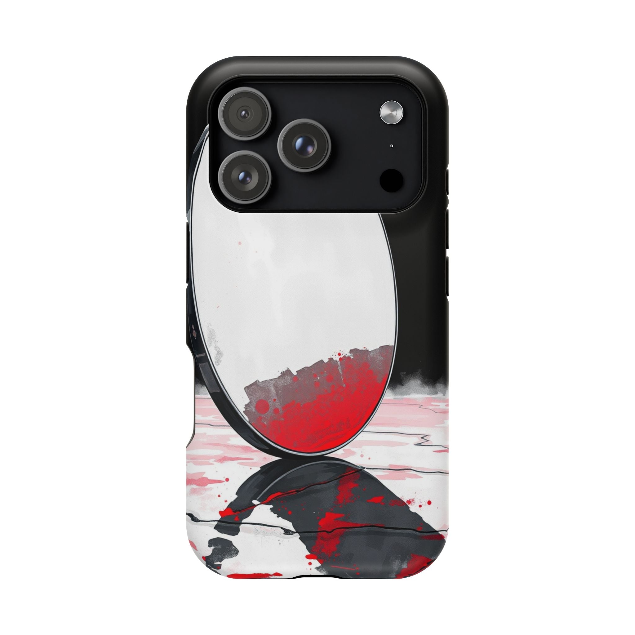 iPhone Earthy Salt Flat Mirror Design Slim Everyday Designer Case · iPhone Case