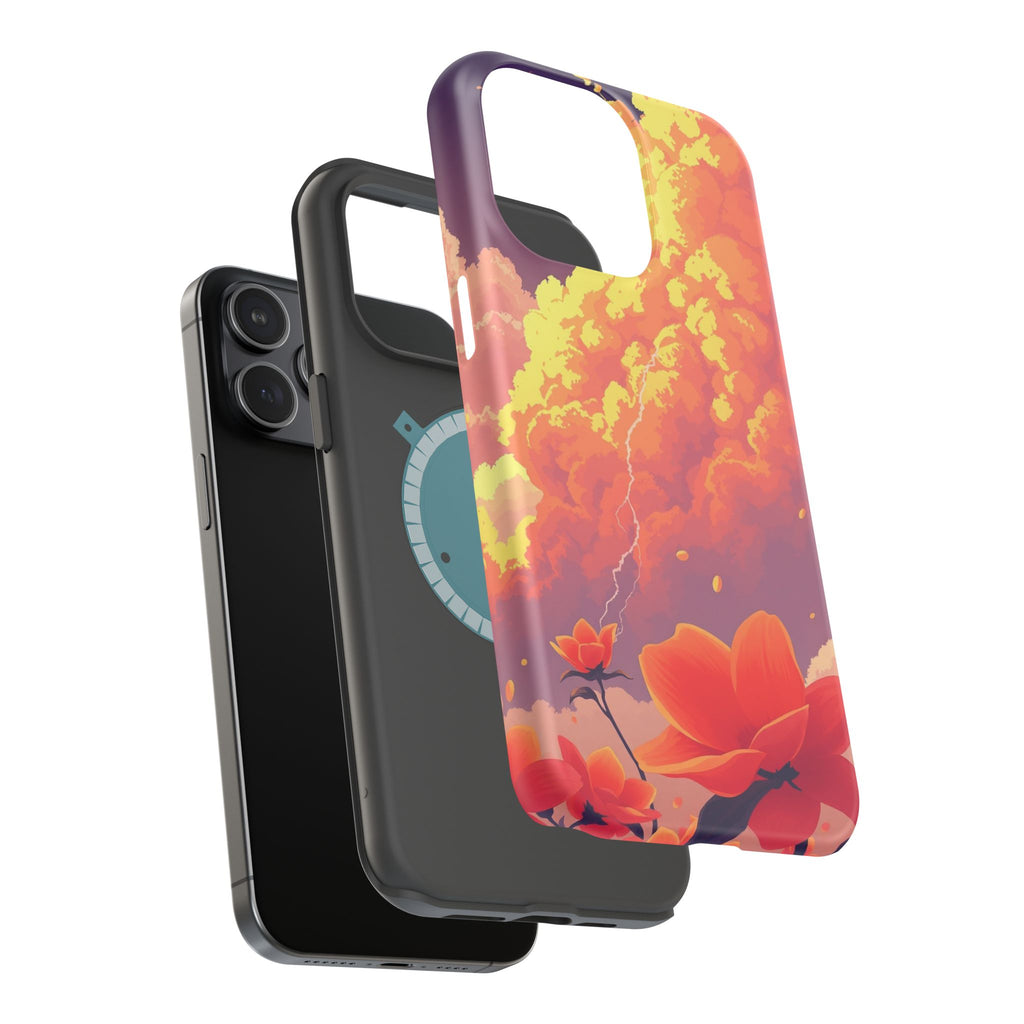 iPhone Sunset Amber And Peach Petal Storm Slim iPhone Everyday Designer · iPhone