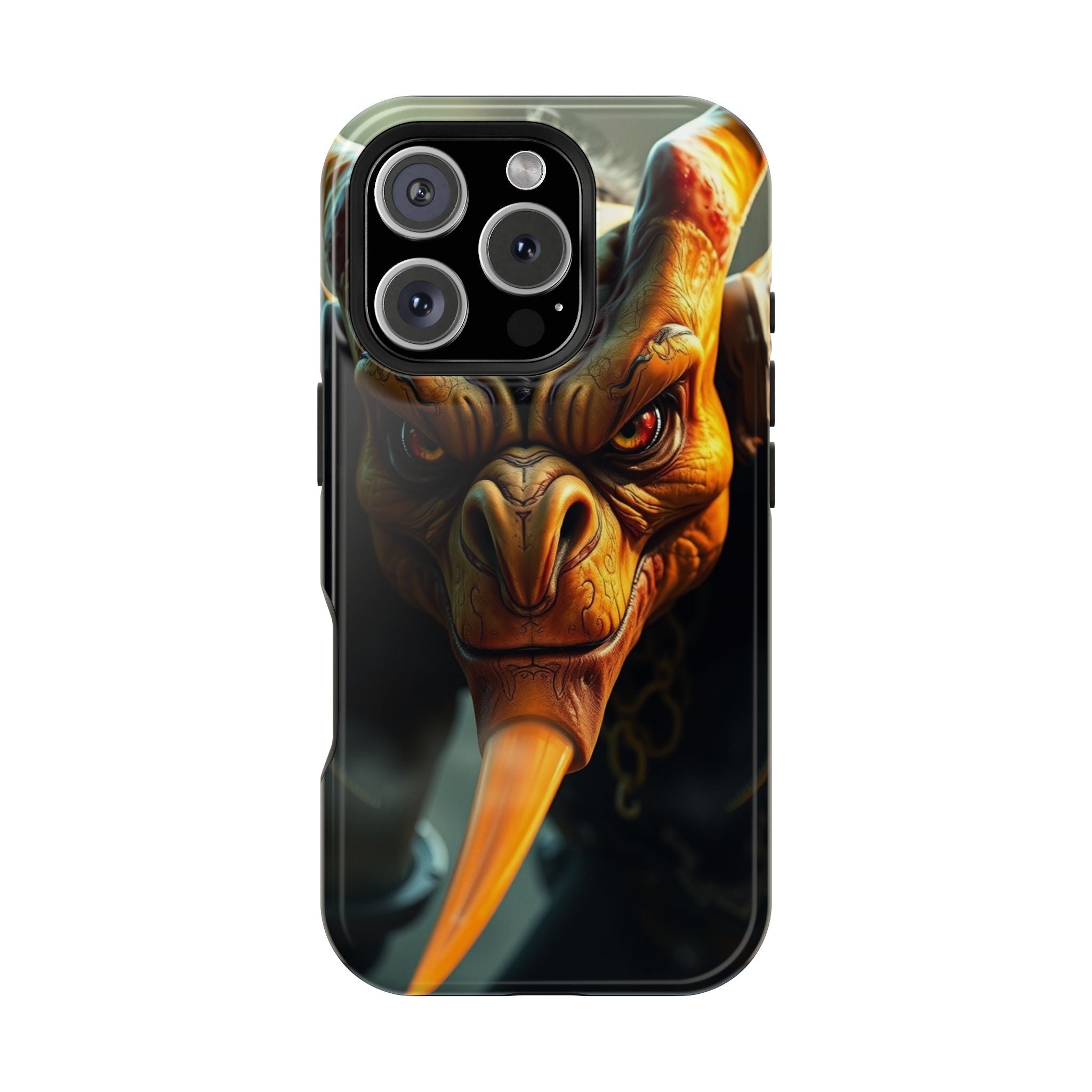 iPhone Mustard And Rust Goblin Mode Activated Slim Everyday Designer Case · iPho