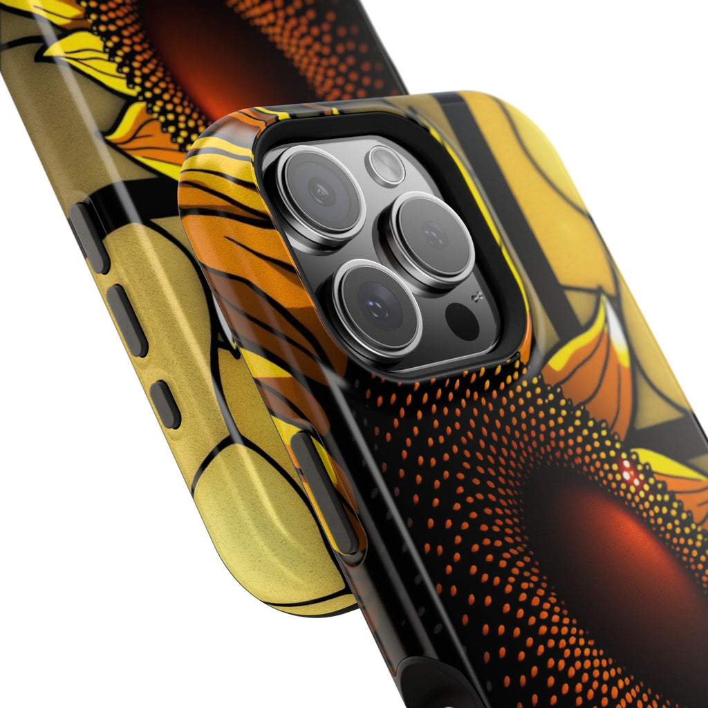 iPhone Sunflower Pop Stained Glass Bold Modern Everyday Snap Case · iPhone Case