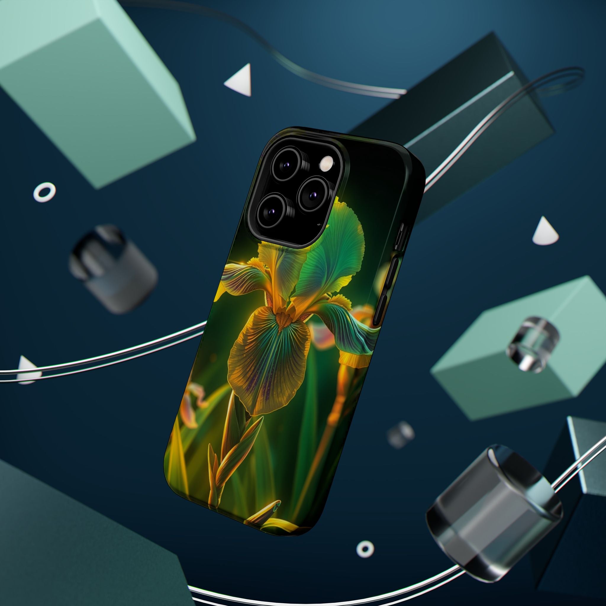 iPhone Iris Garden Bold Art Slim Everyday Designer Case · iPhone Case Quiet Mood