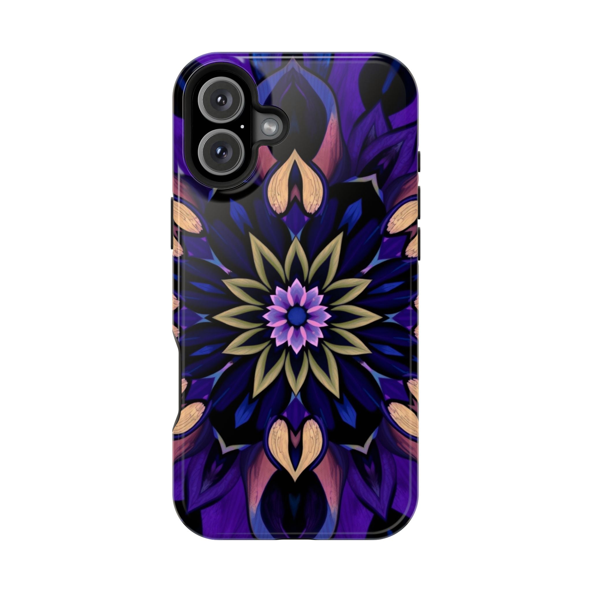iPhone Floral Mandala Mystic Art Bold Modern Everyday Snap Case · iPhone Case