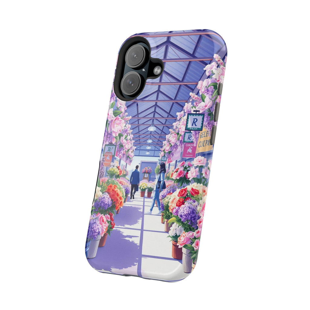iPhone Flower Market Cinematic Art Clean Minimal Snap Cas Slim Snap Case · iPhon