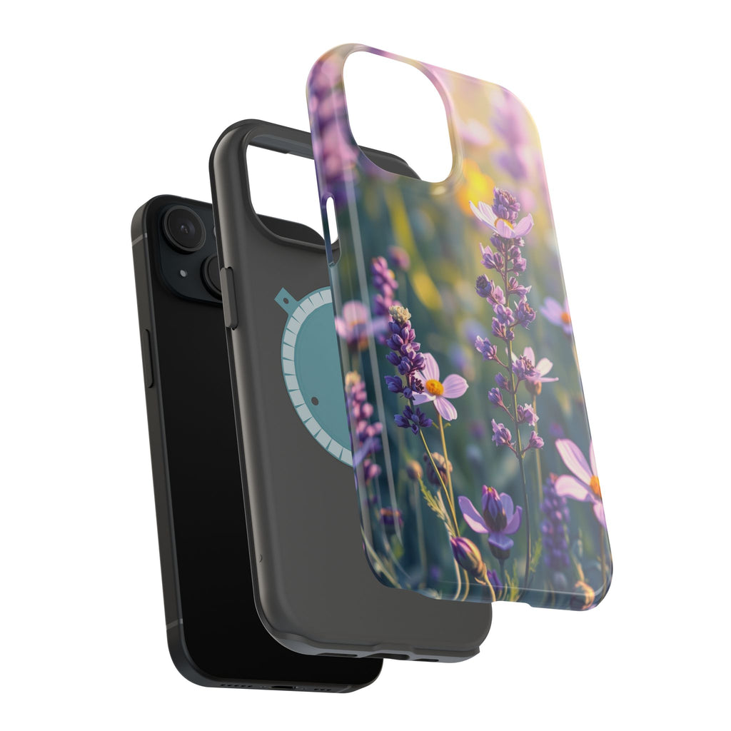 iPhone Lavender And Pearl Wildflower Field Slim iPhone Everyday · iPhone Case