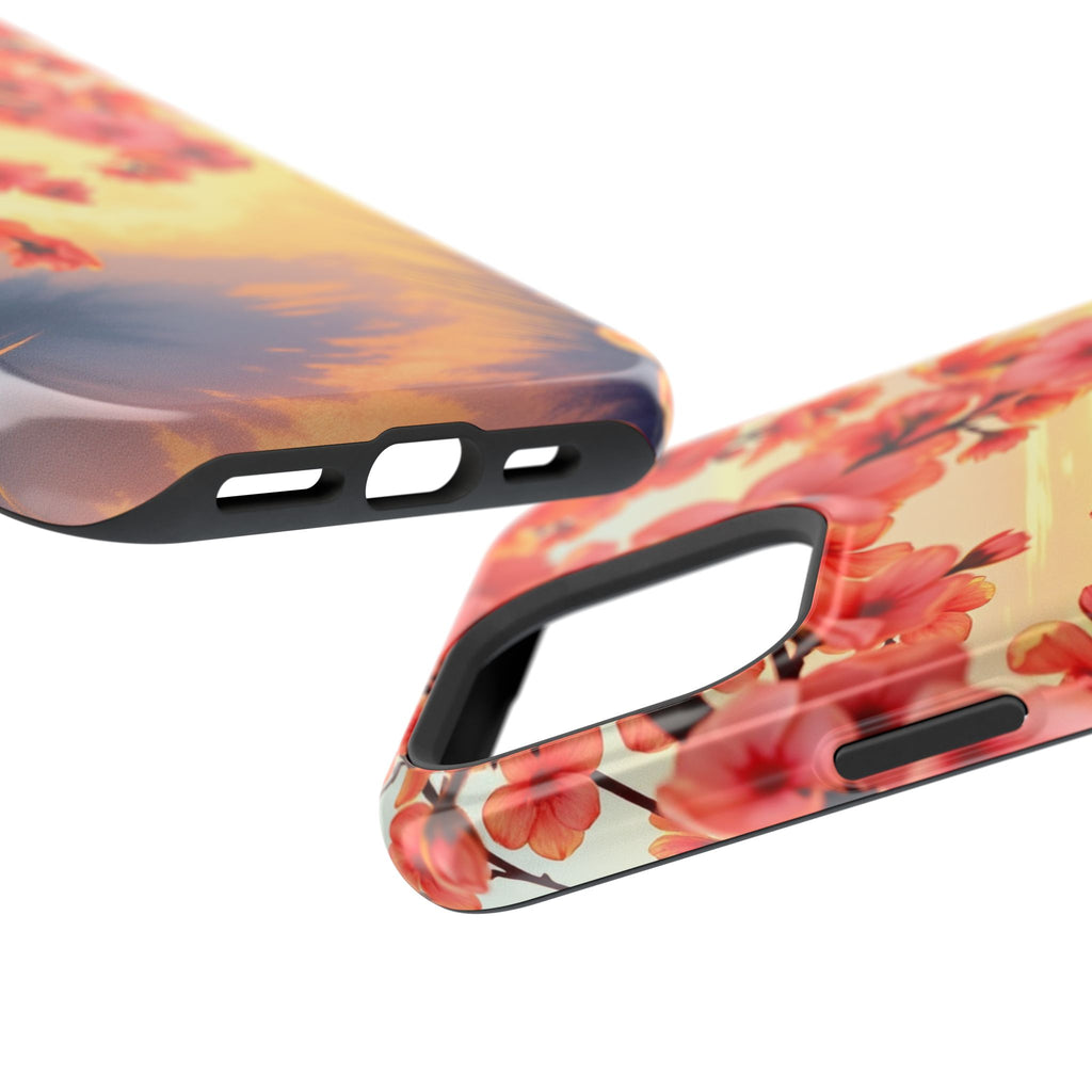 iPhone Sunset Amber And Peach Blossom Trail Slim Snap Cas Carry Case · iPhone Ca