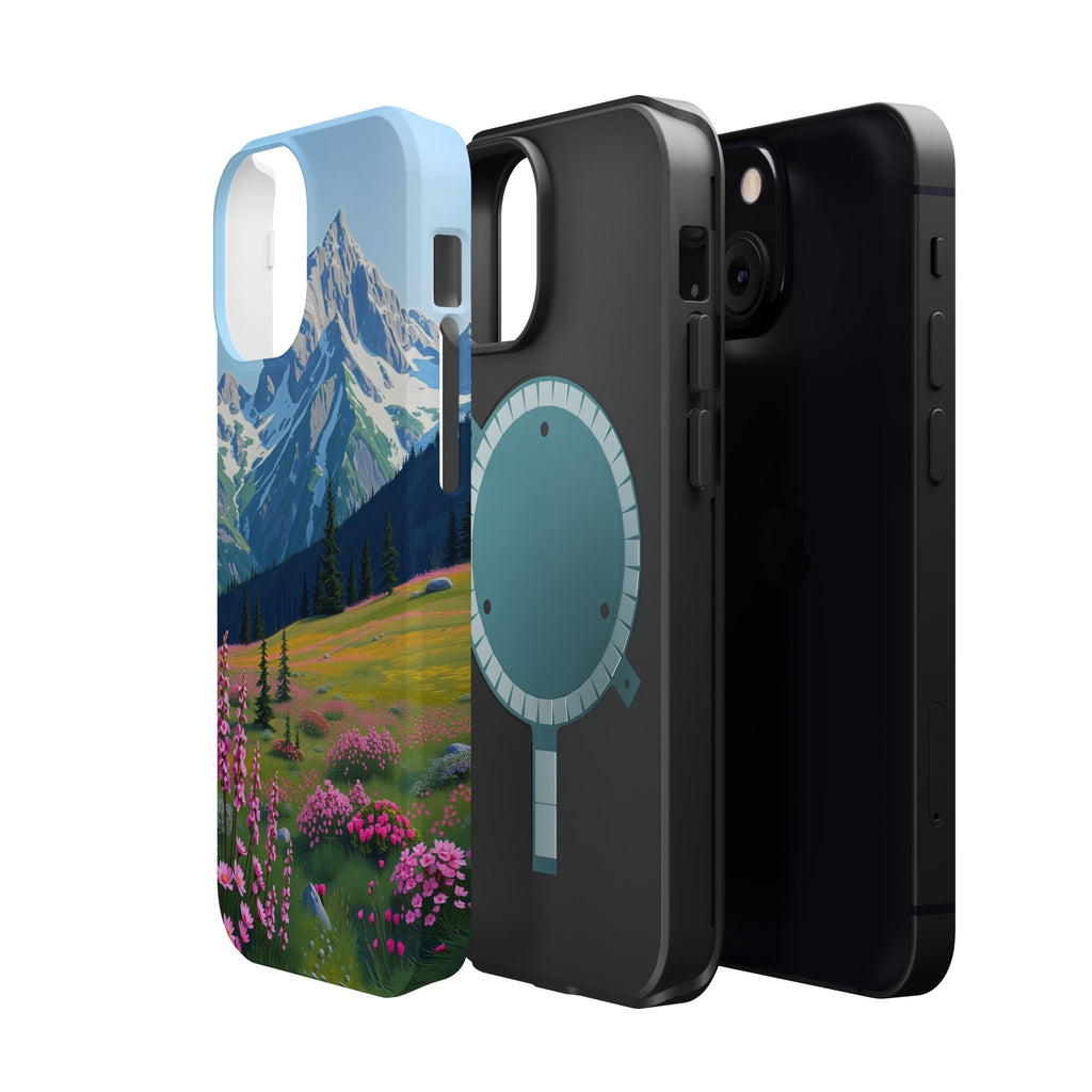 iPhone Earthy Alpine Meadow Design Bold Modern Everyday Snap Case · iPhone Case