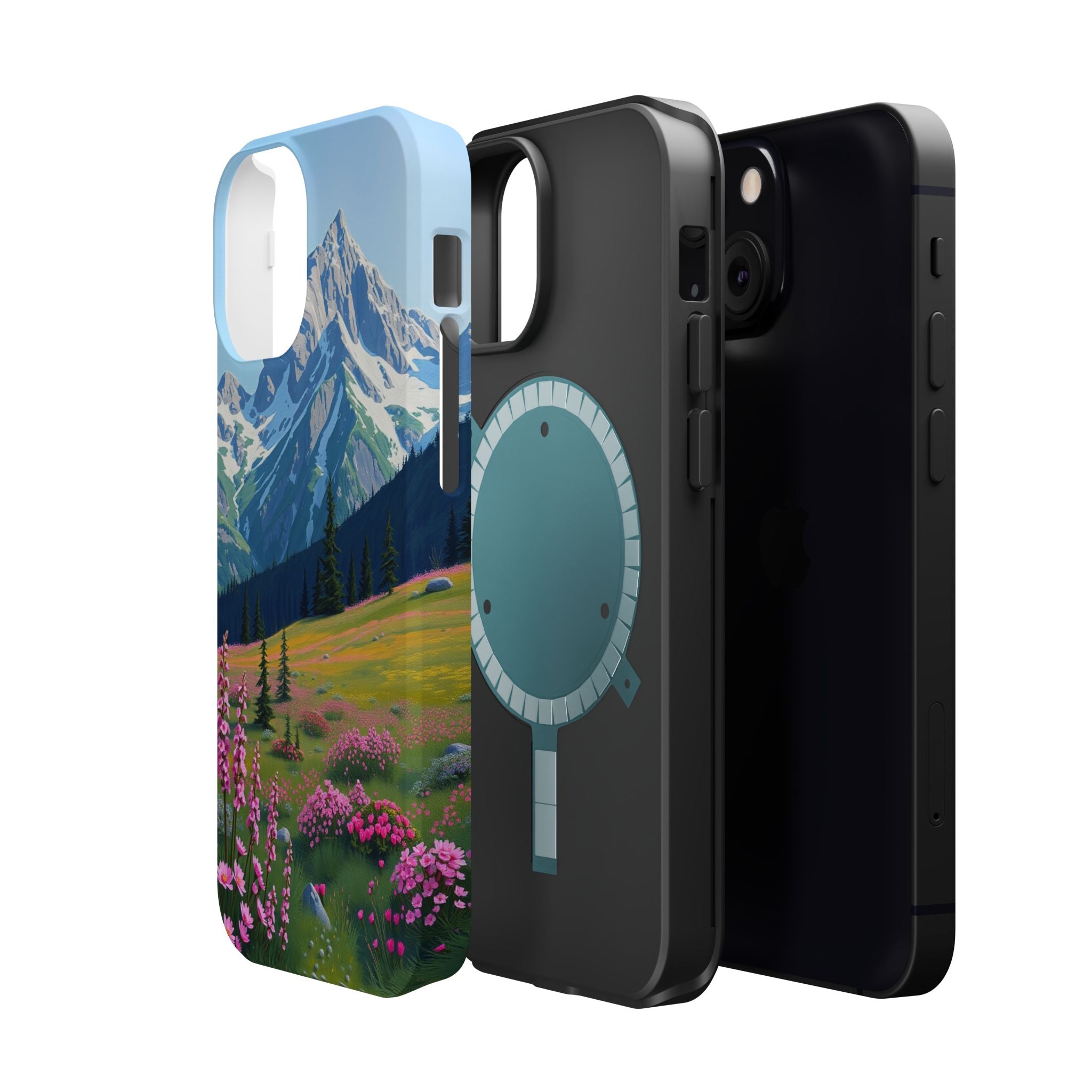 iPhone Earthy Alpine Meadow Design Bold Modern Everyday Snap Case · iPhone Case