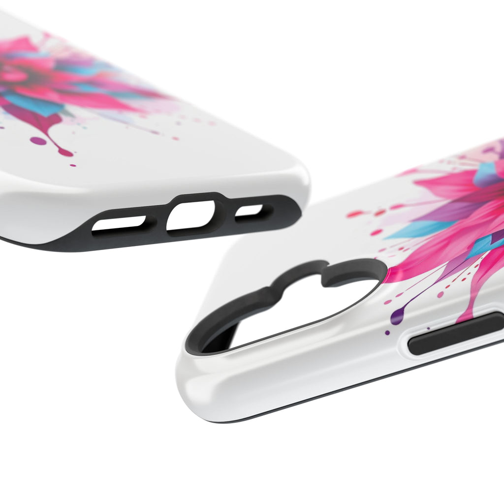 iPhone Floral Watercolor Splash Electric Art Slim iPhone Everyday · iPhone Case