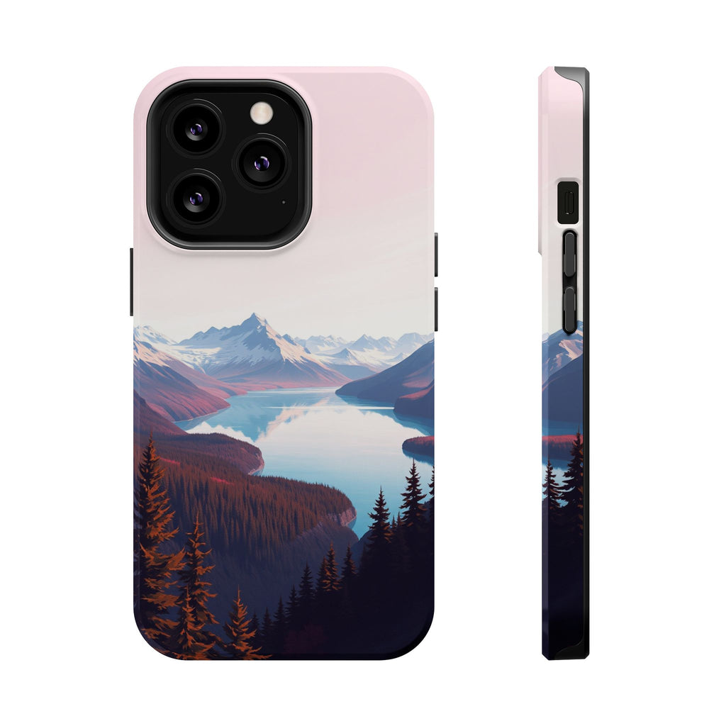 iPhone Rose Pink And Cream Glacier Lake Slim Everyday iPhone Designer · iPhone C