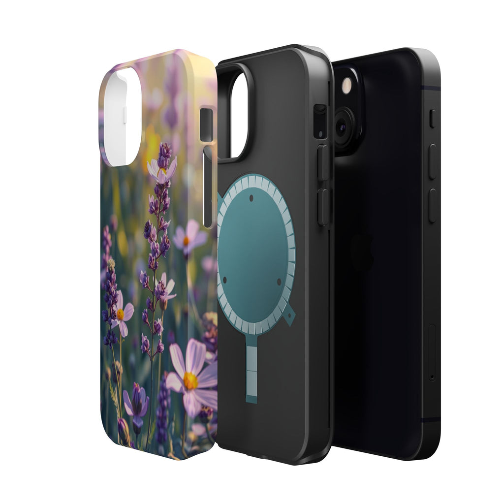iPhone Lavender And Pearl Wildflower Field Slim iPhone Everyday · iPhone Case