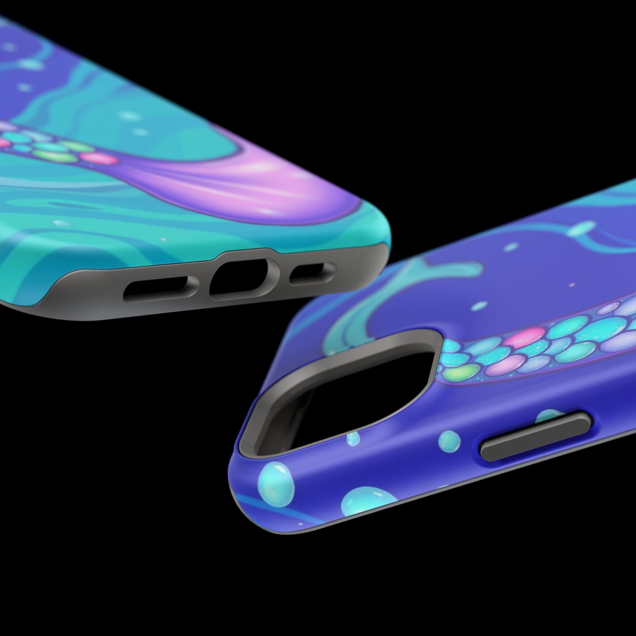 iPhone Mermaid Tail Swirl Kids Fun iPhone Phone Case Gift Artistic · iPhone Case