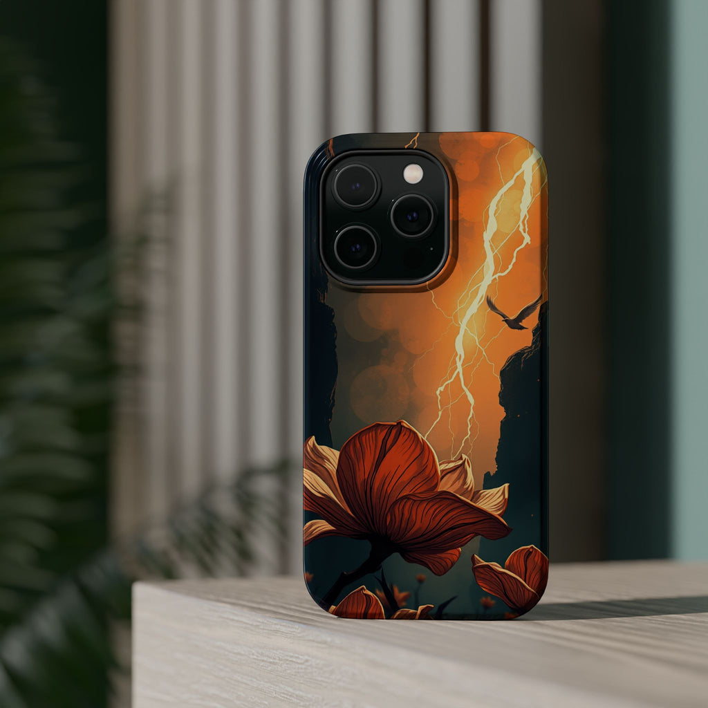 iPhone Vibrant Petal Storm Design Bold Modern Everyday Snap Case · iPhone Case