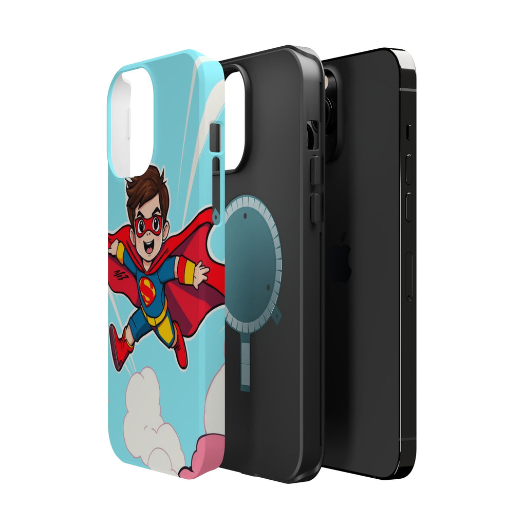 iPhone Kid Superhero Flying Kids Fun iPhone Phone Case Gift Slim · iPhone Case
