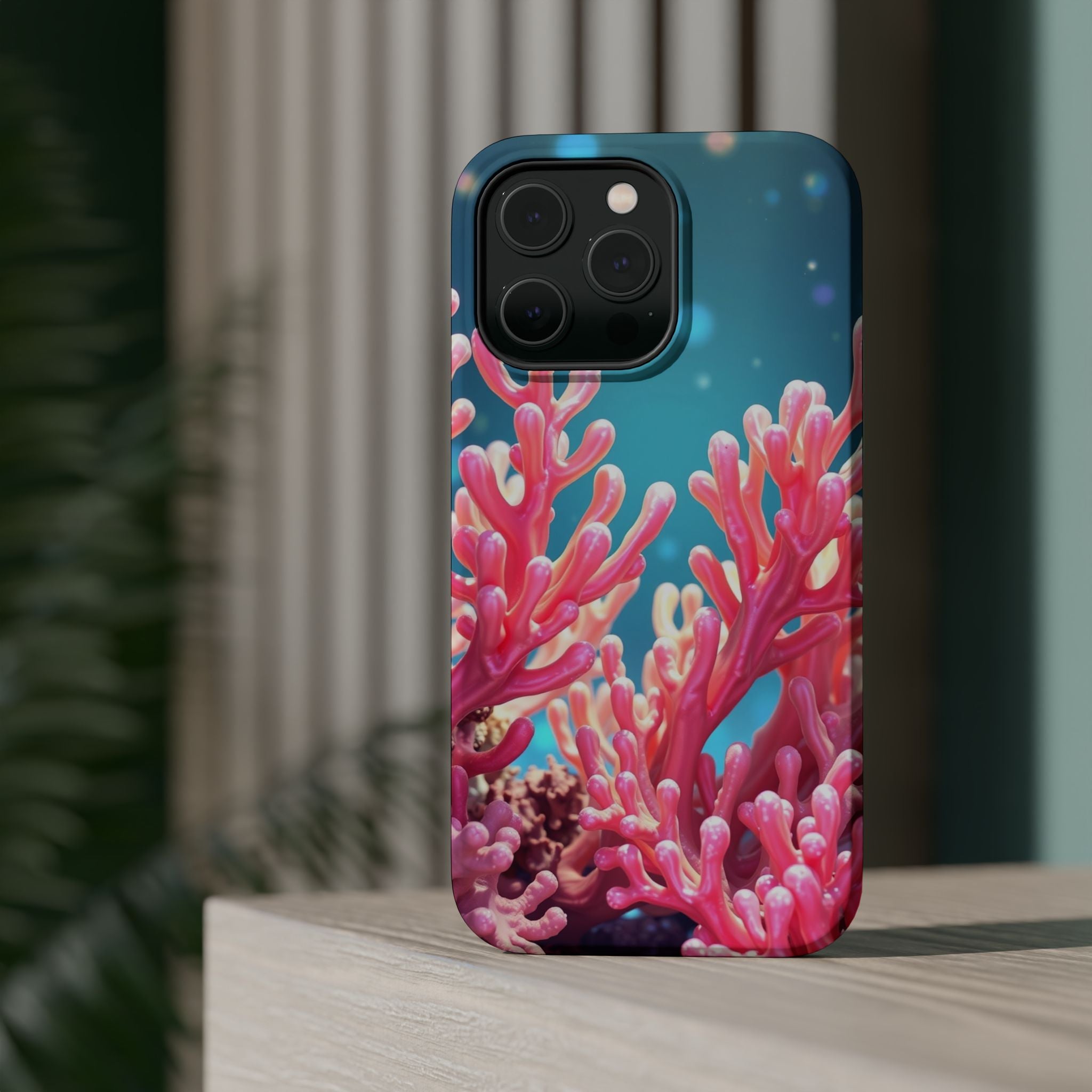 iPhone Coral Reef Life Holographic Iridescent Slim iPhone Everyday · iPhone Case