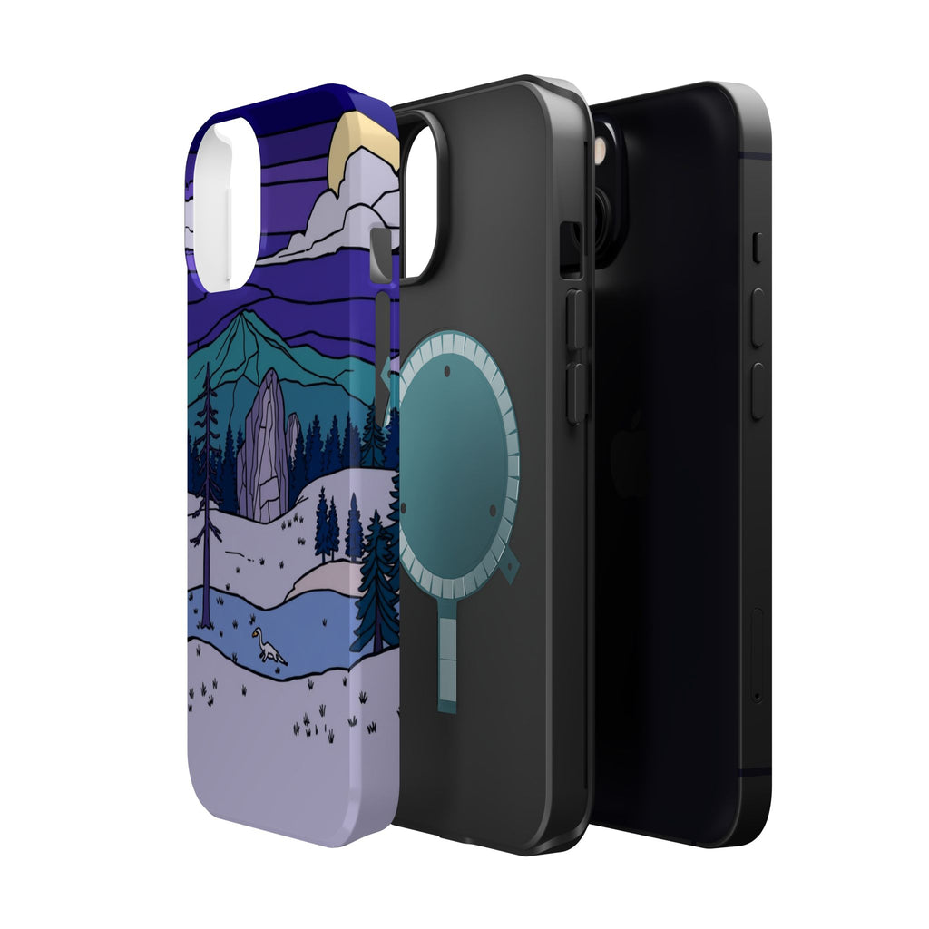 iPhone Pine Ridge Stained Glass Slim Everyday Designer Case · iPhone Case