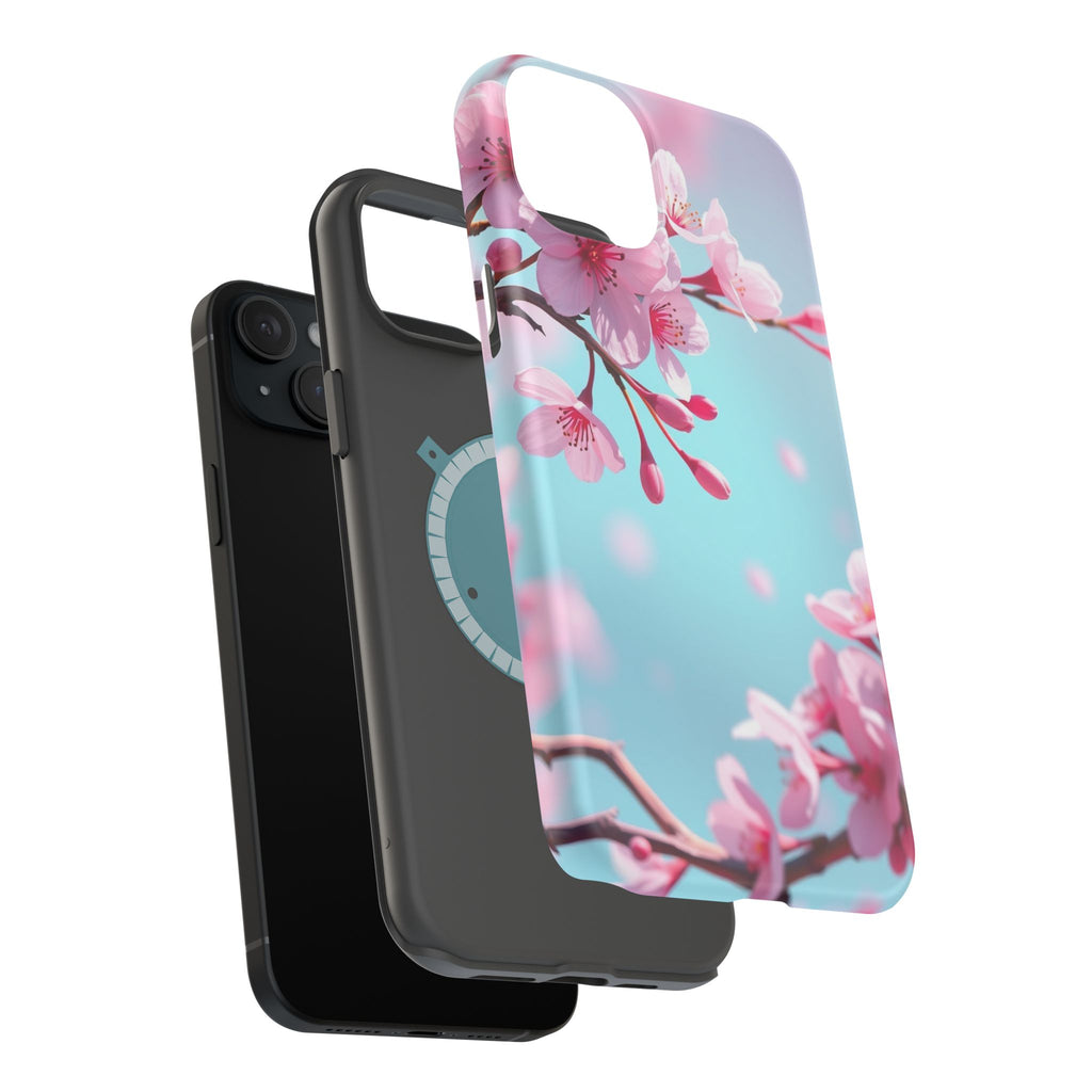 iPhone Cherry Blossom Electric Art Bold Modern Everyday Snap Case · iPhone Case