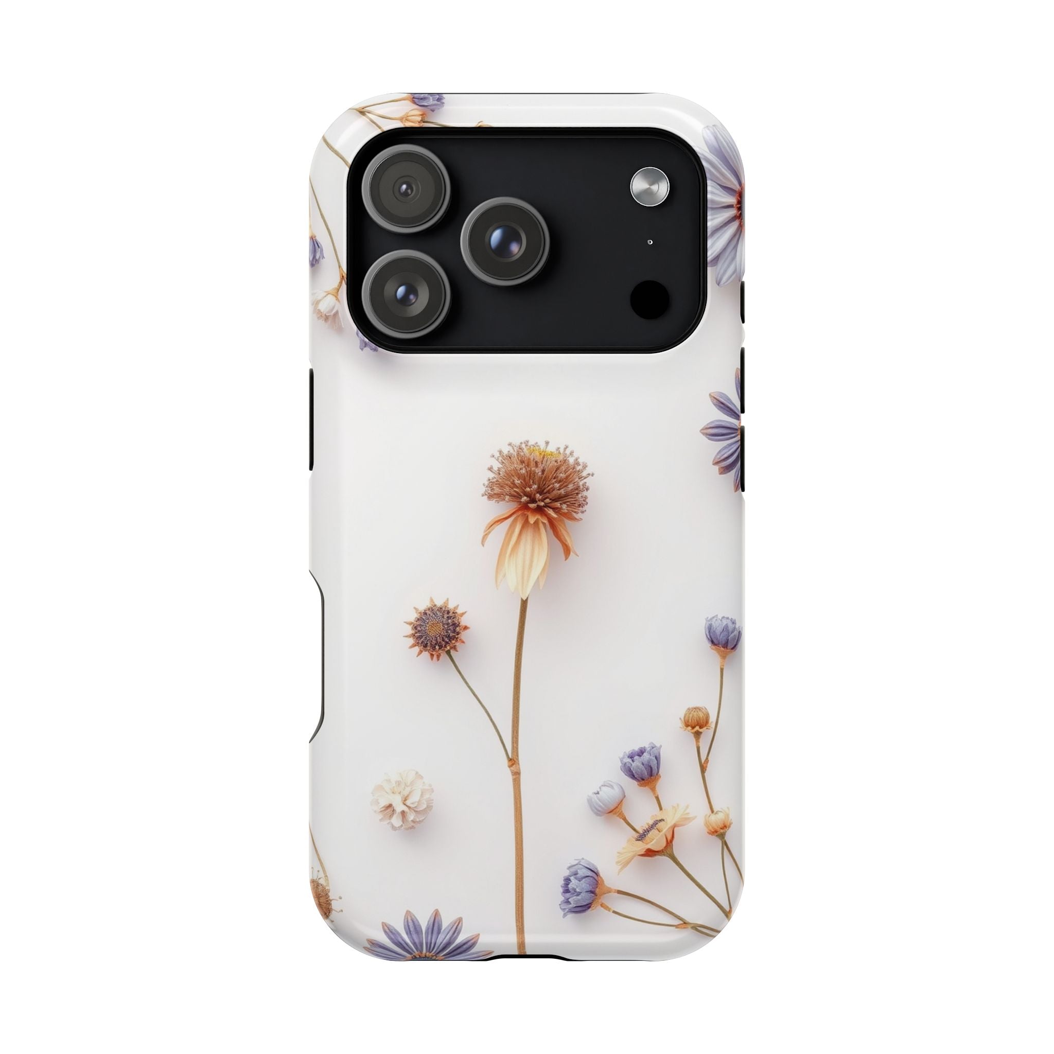 iPhone Dried Flower Flat Lay Bold Art Slim Everyday Designer Case · iPhone Case