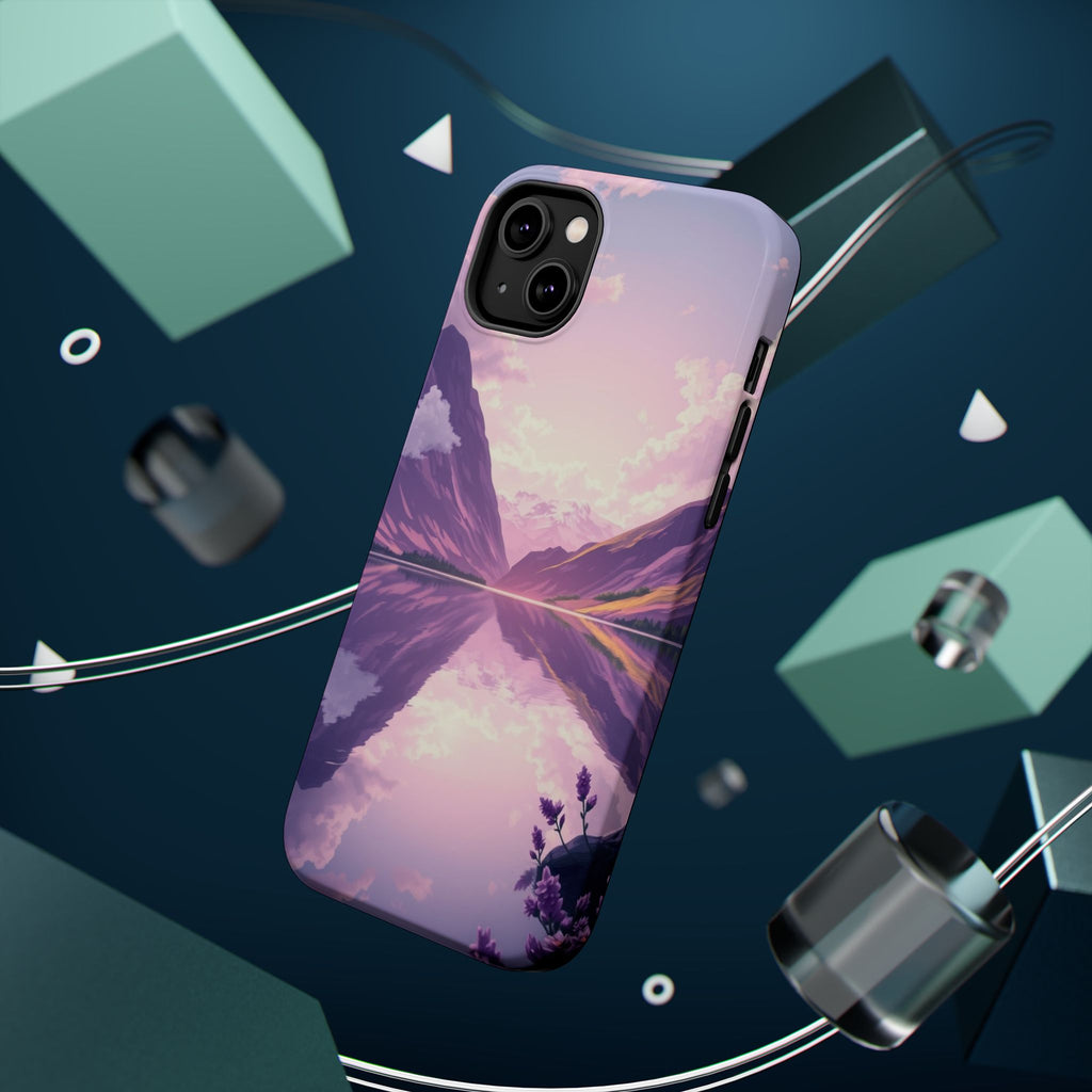 iPhone Lavender And Pearl Fjord Reflection Slim iPhone Everyday · iPhone Case
