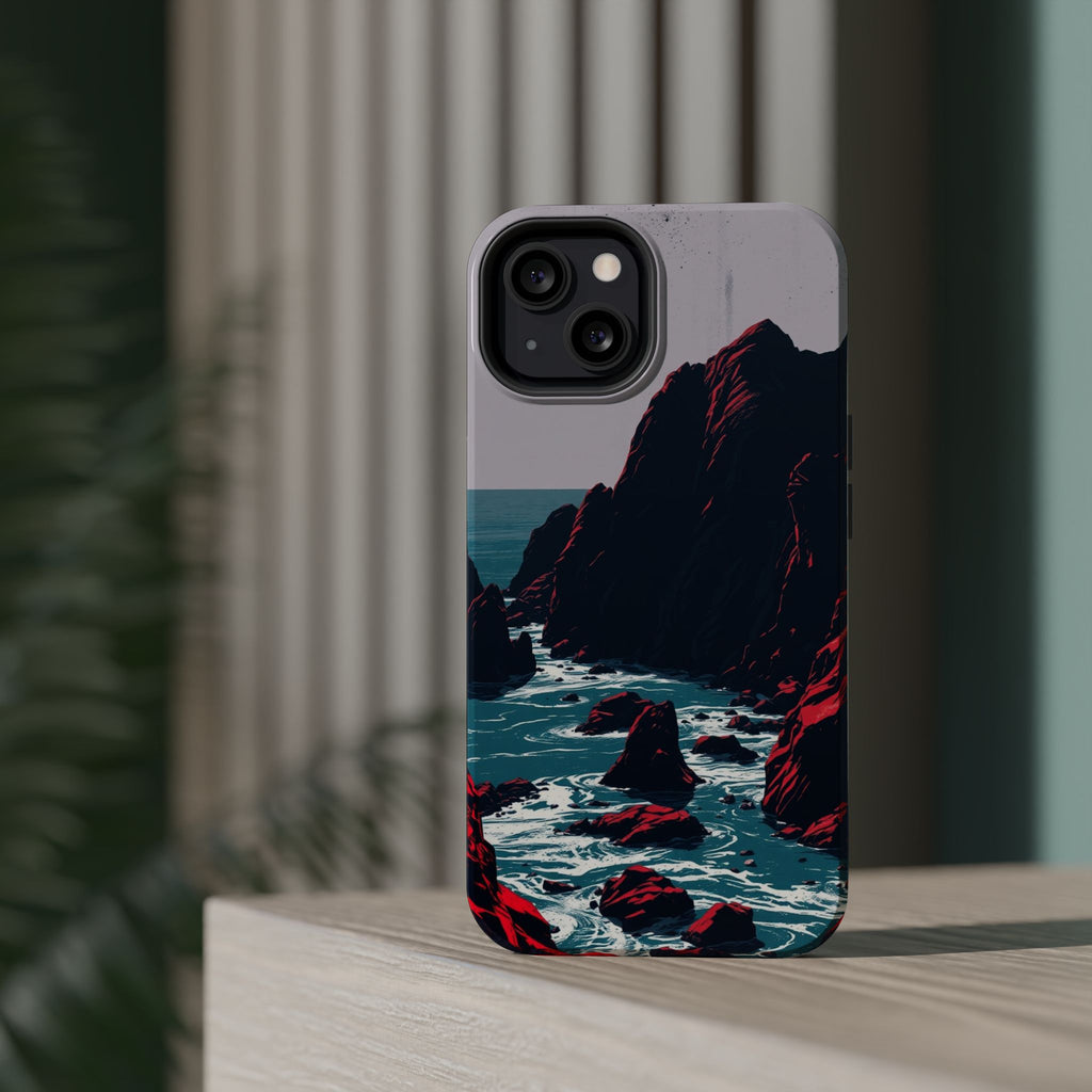 iPhone Vibrant Rocky Coastline Design Slim Everyday iPhone 15 Designer · iPhone