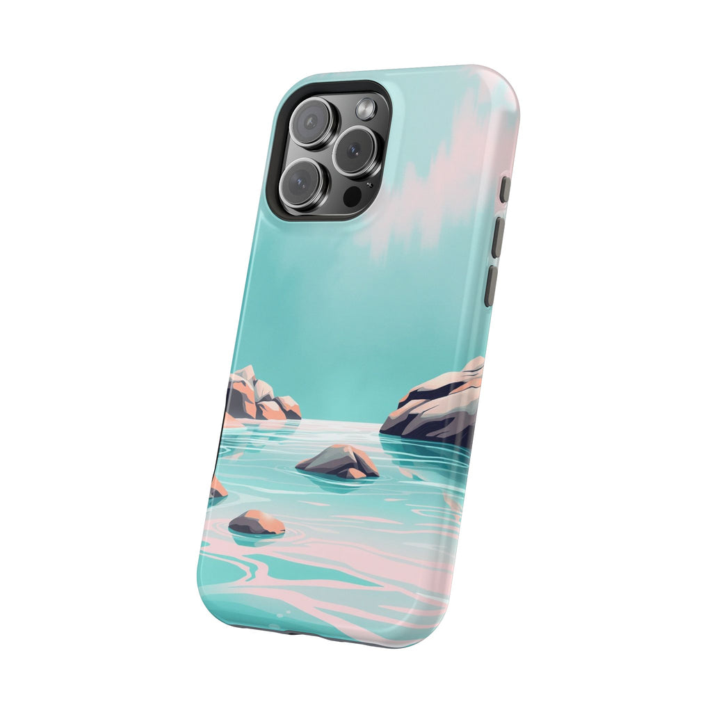 iPhone Vibrant Tidal Pool Design Bold Modern Everyday Snap Case · iPhone Case