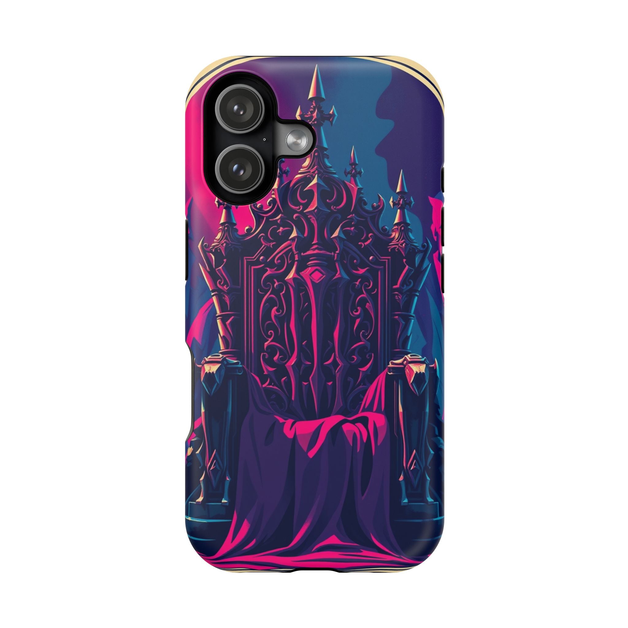 iPhone Lich King Throne Vintage Retro Poster Slim Everyday Designer Case · iPhon