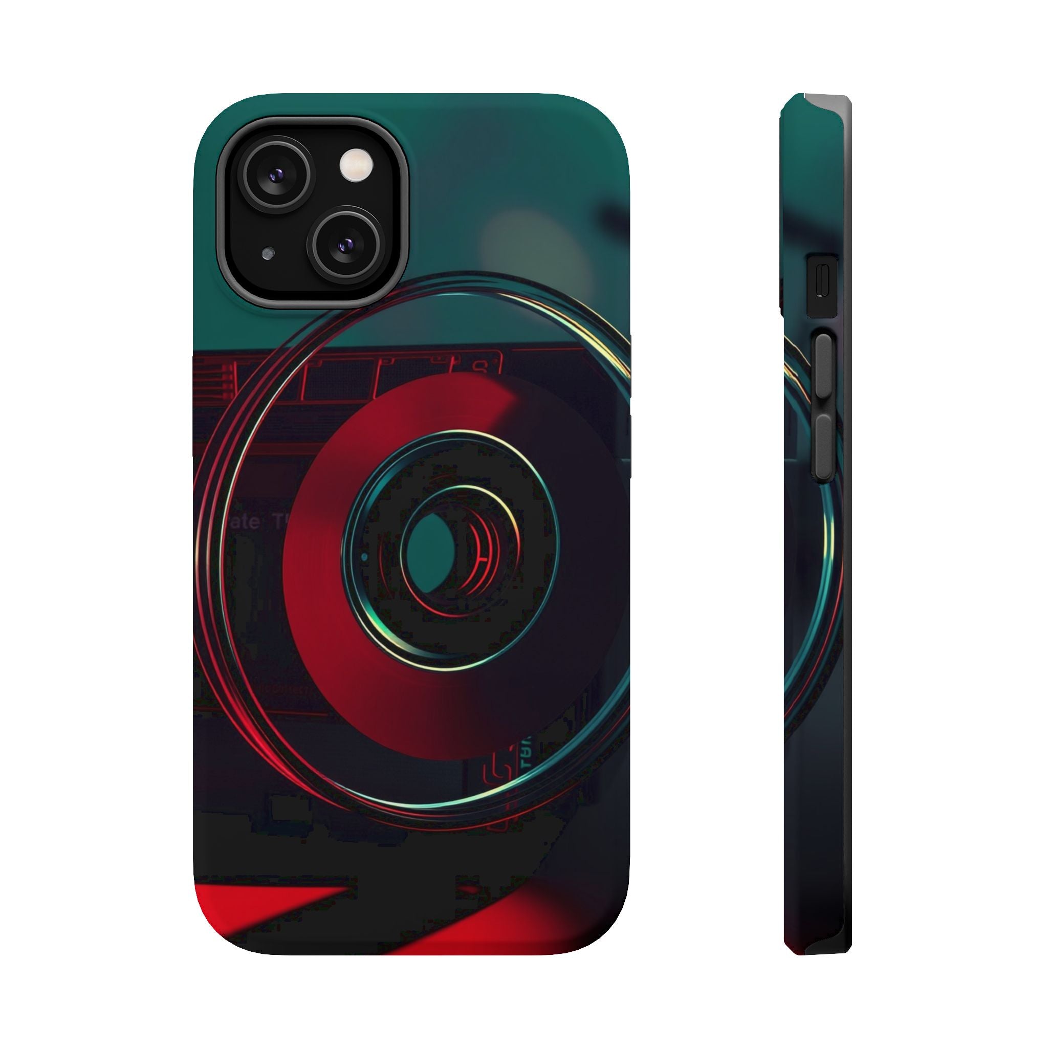 iPhone Vibrant Cassette Tape Rewind Design Slim Everyday Designer Case · iPhone