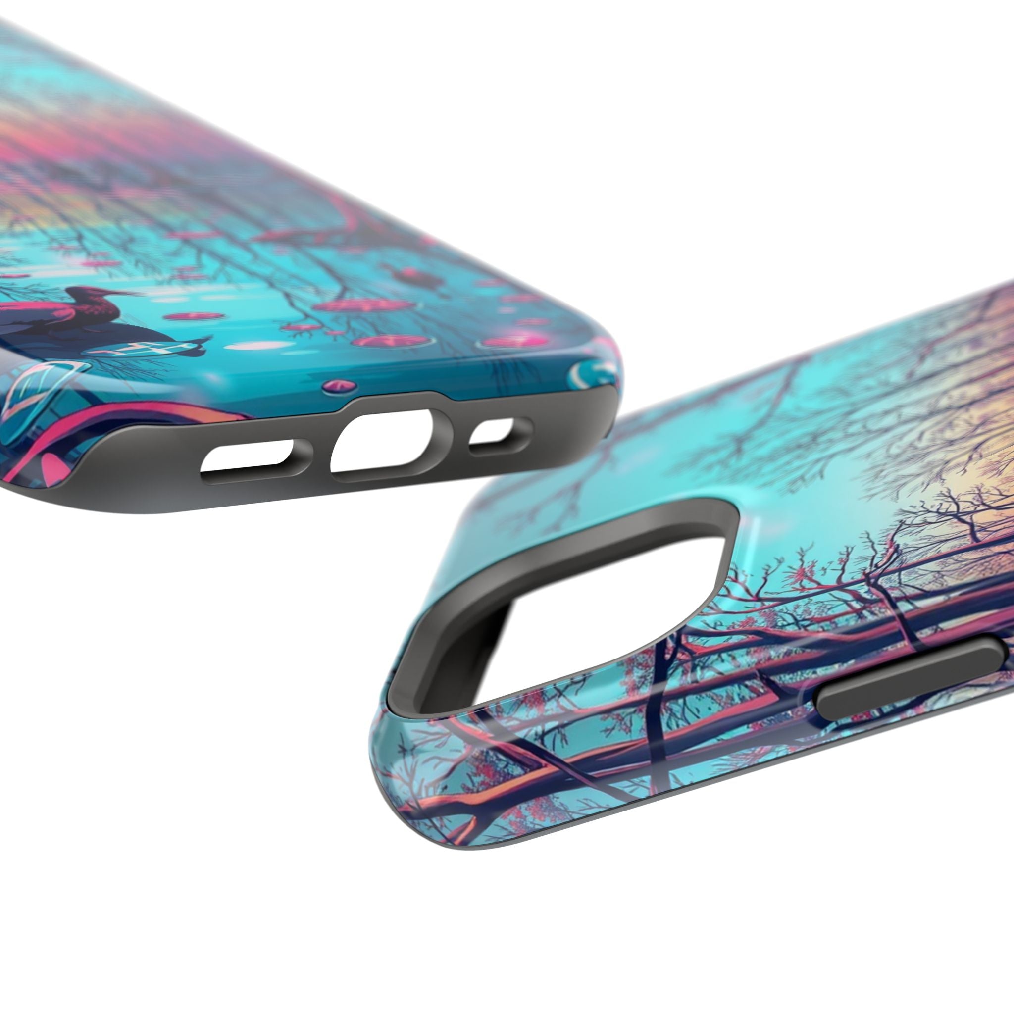 iPhone Cypress Swamp Holographic Iridescent Slim iPhone Everyday · iPhone Case